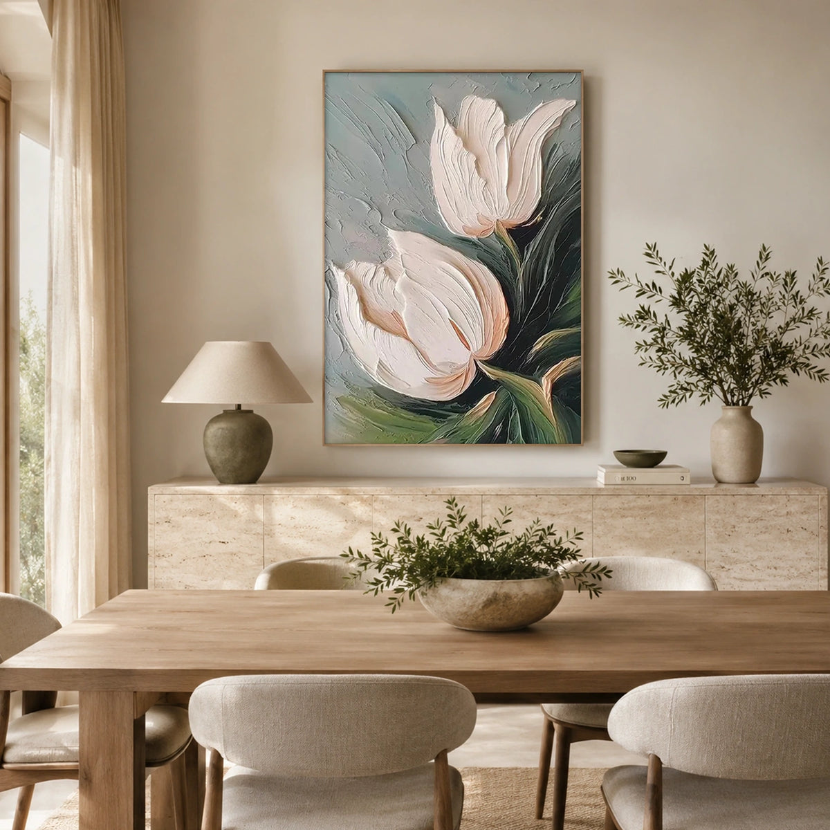 Flower & Tree Abstract Canvas # FT 426