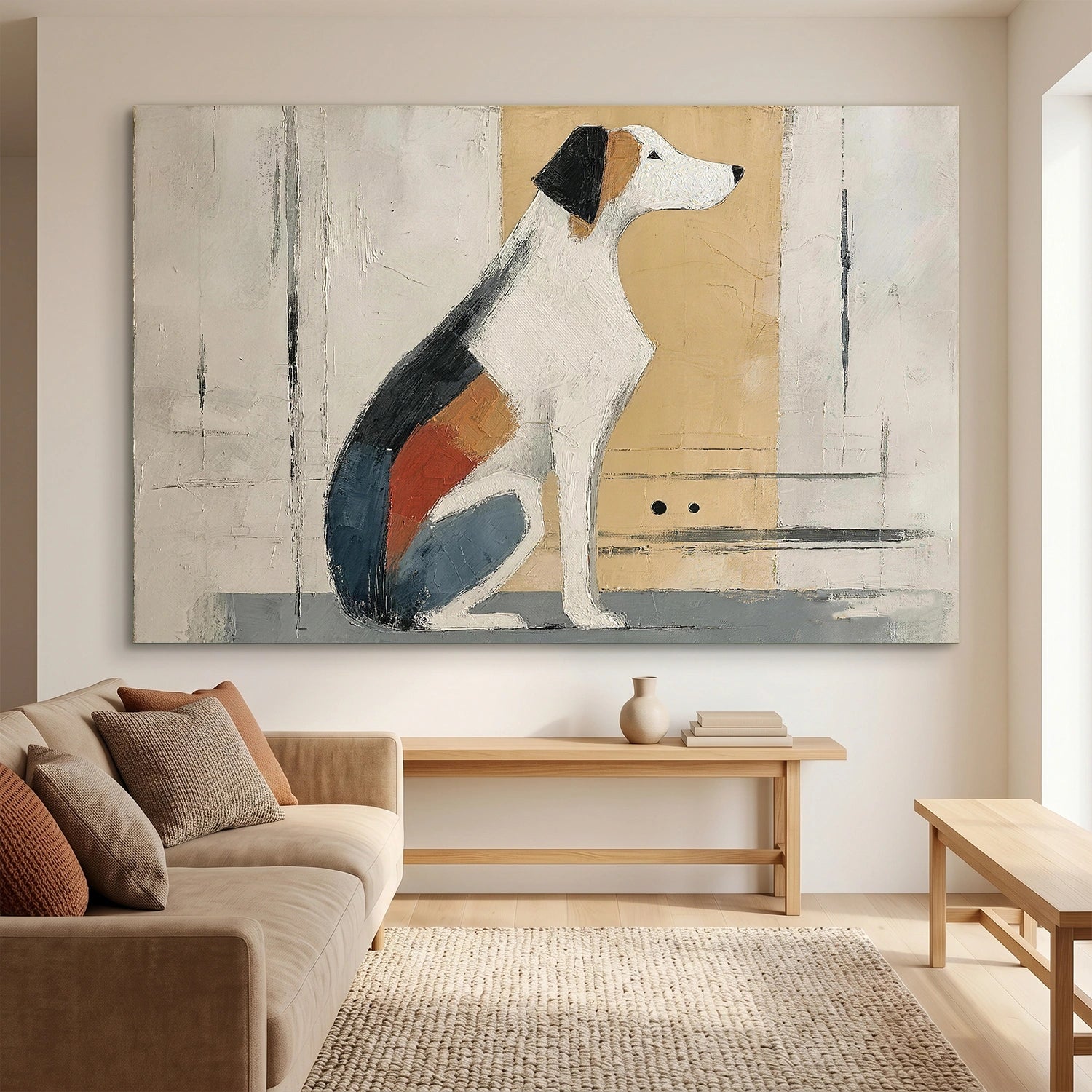 Abstract Animal Canvas Art #AP244
