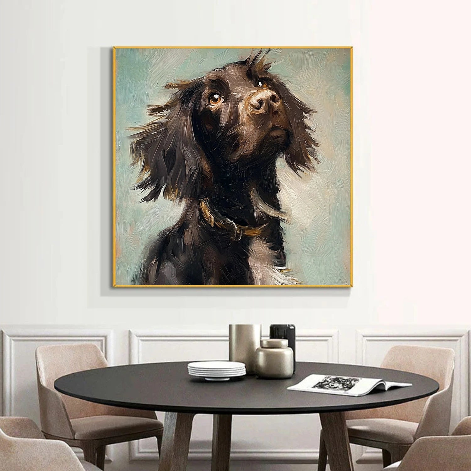 Abstract Animal Texture Canvas Art #AP227