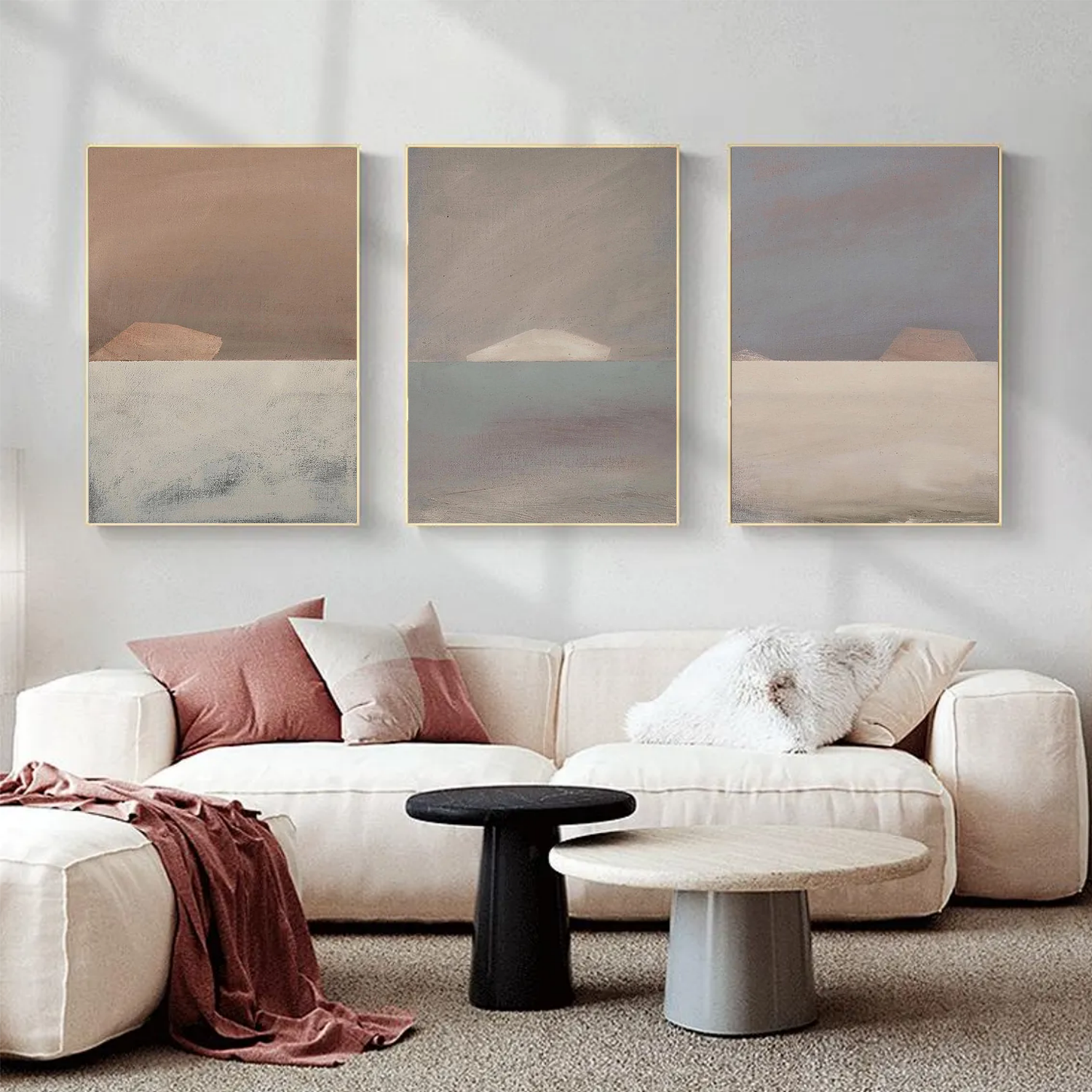 Wabi Sabi Set of 3 Wall Art #WS336