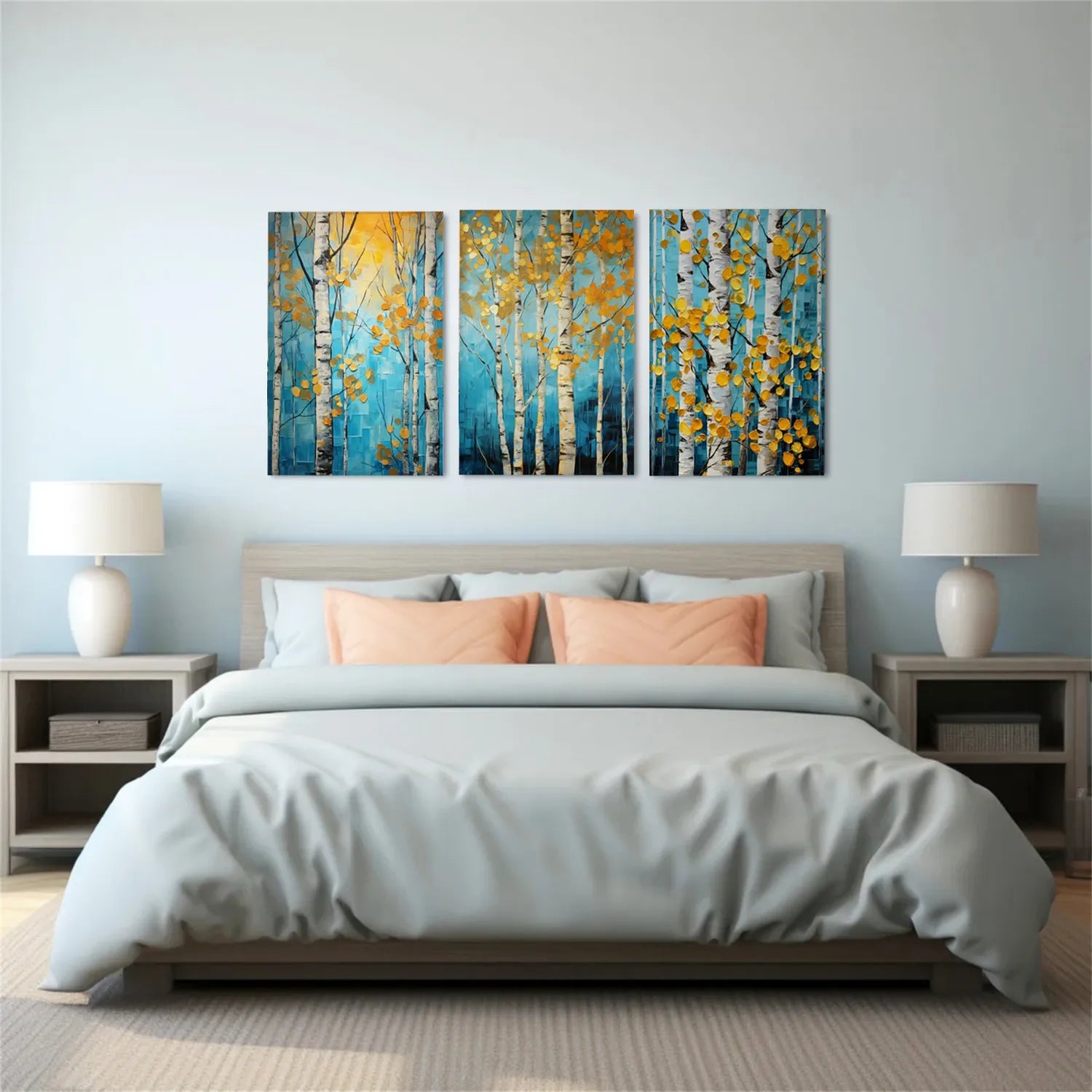 Flower And Tree Painting Set of 3 #FT 094