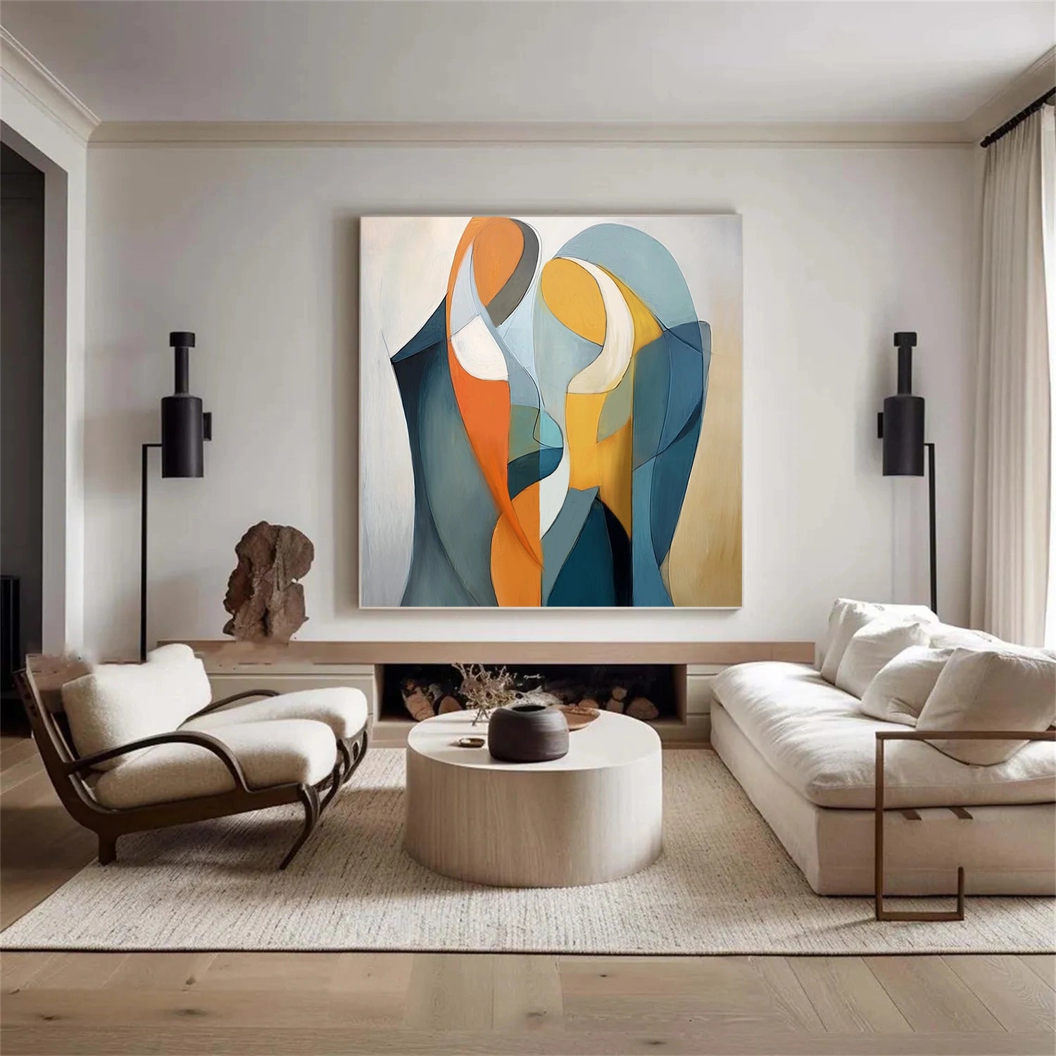 Contemporary Abstract Minimalist Wall Art #CW032