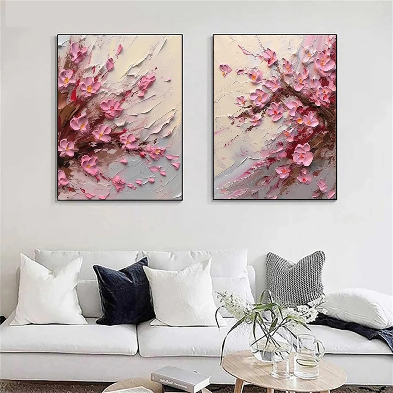 Flower And Tree Painting Set of 2 #FT 145