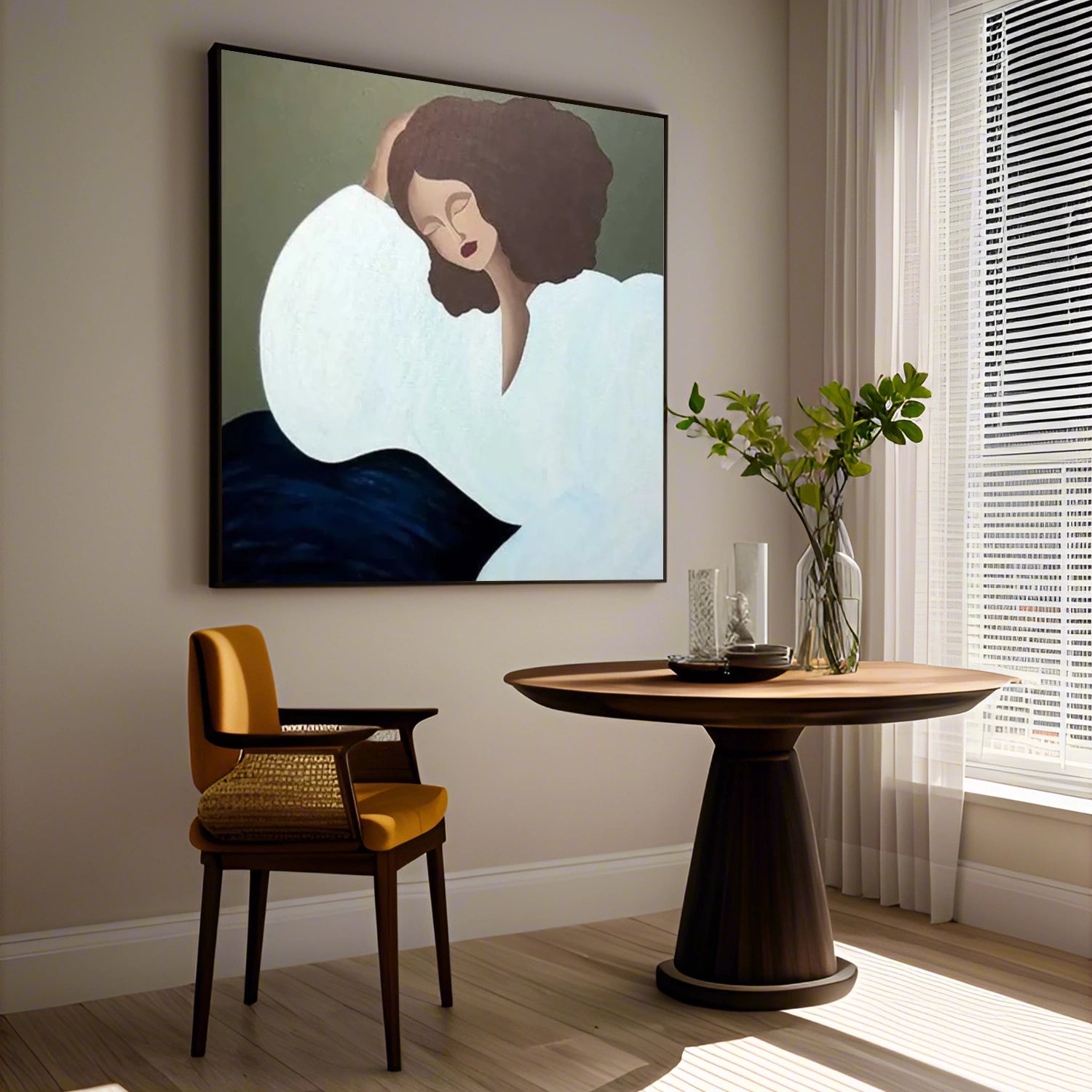 Abstract Portrait Wall Art #PT014