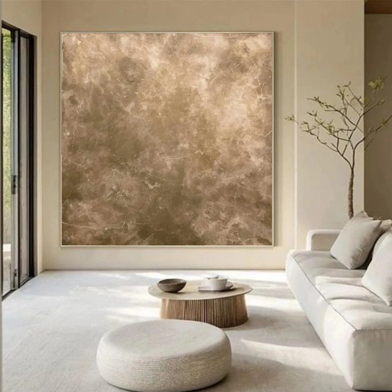 Beige & Brown Wabi Sabi Wall Art #WS391