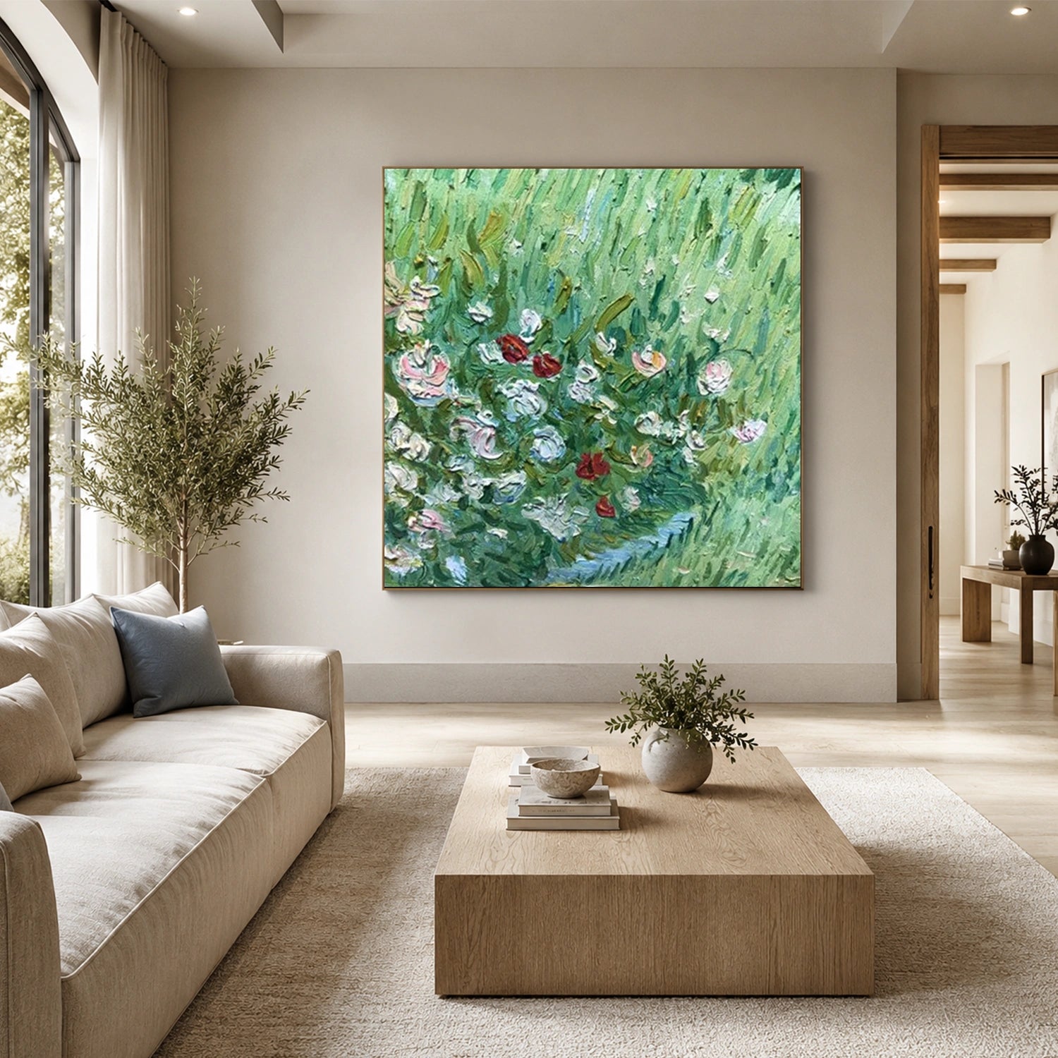Flower & Tree Abstract Canvas # FT 414