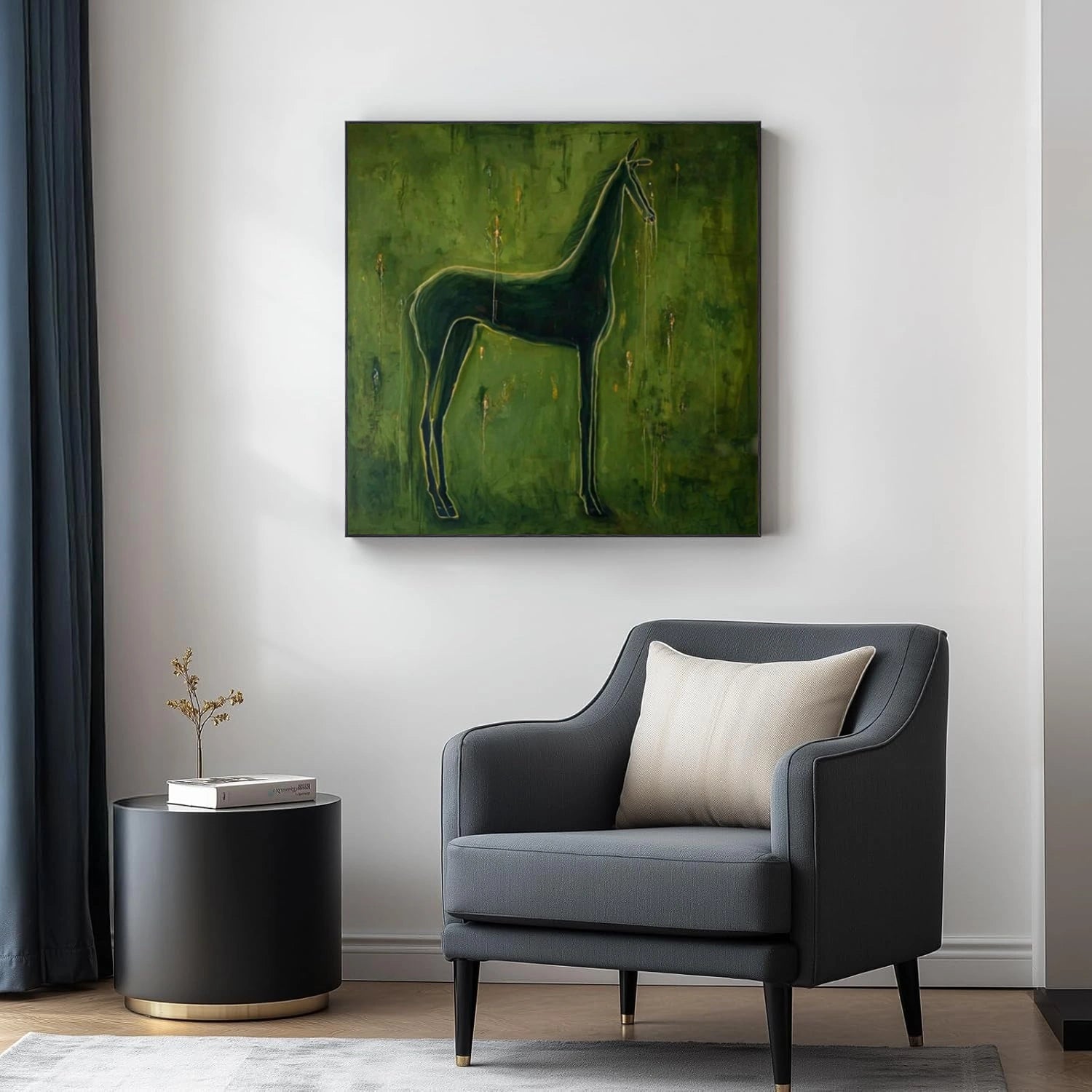 Abstract Animal Canvas Art #AP212