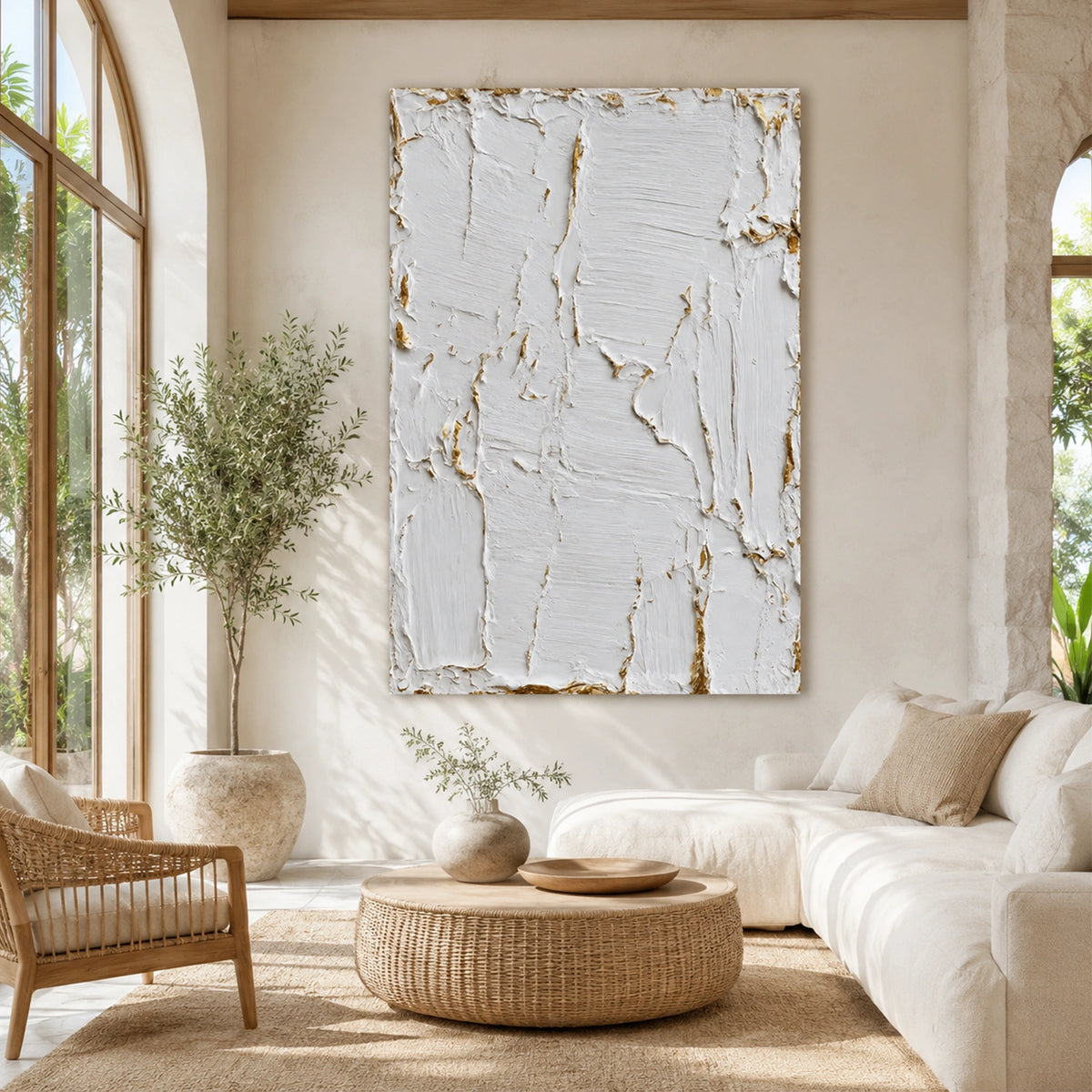 Minimalist Textured Canvas # MM459