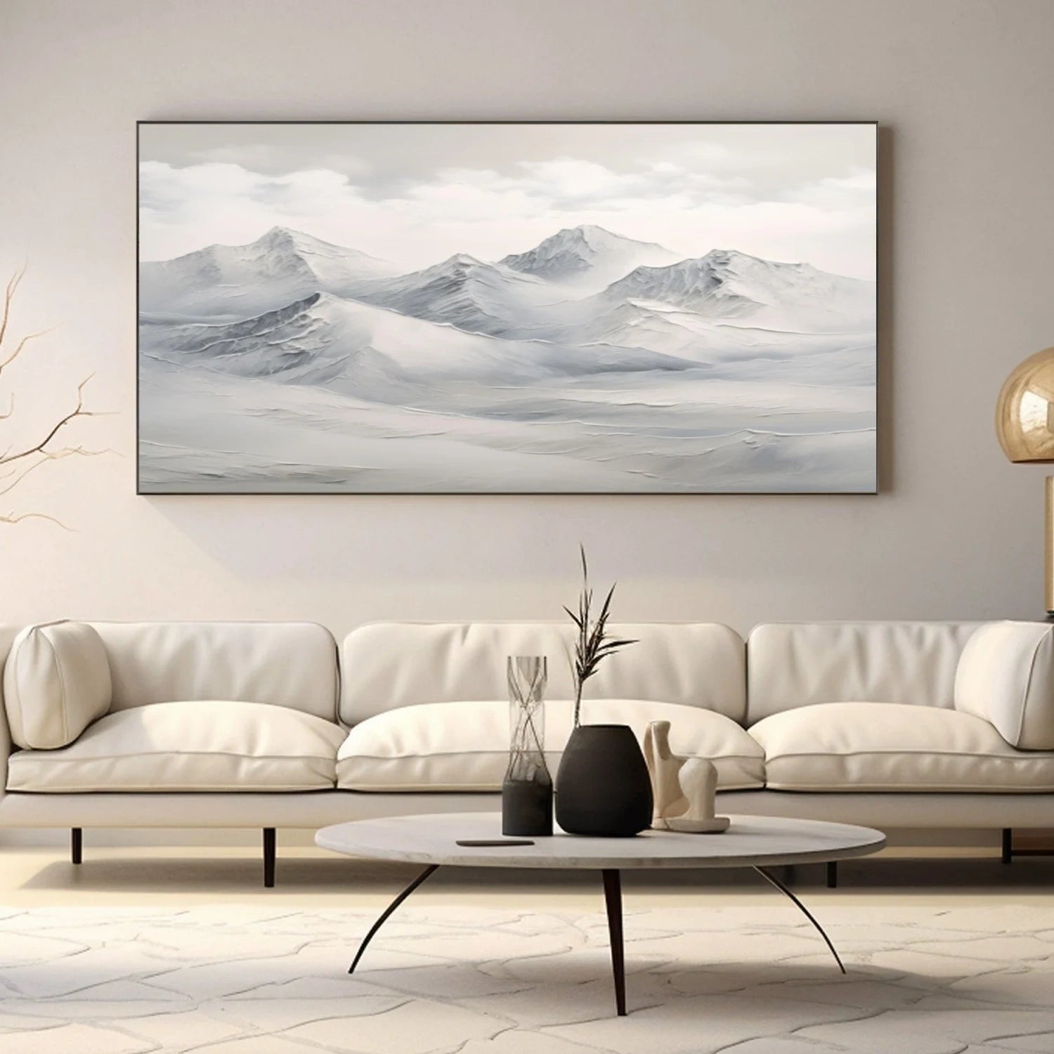 Abstract Mountai Canvas Art #MM327