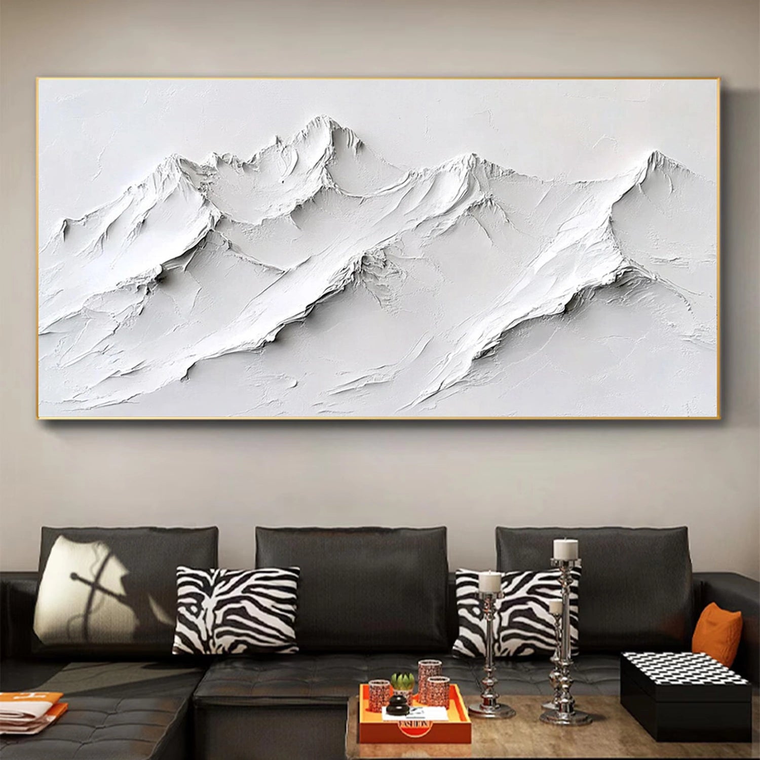 Plaster Art Minimalist Textured Painting #MM302