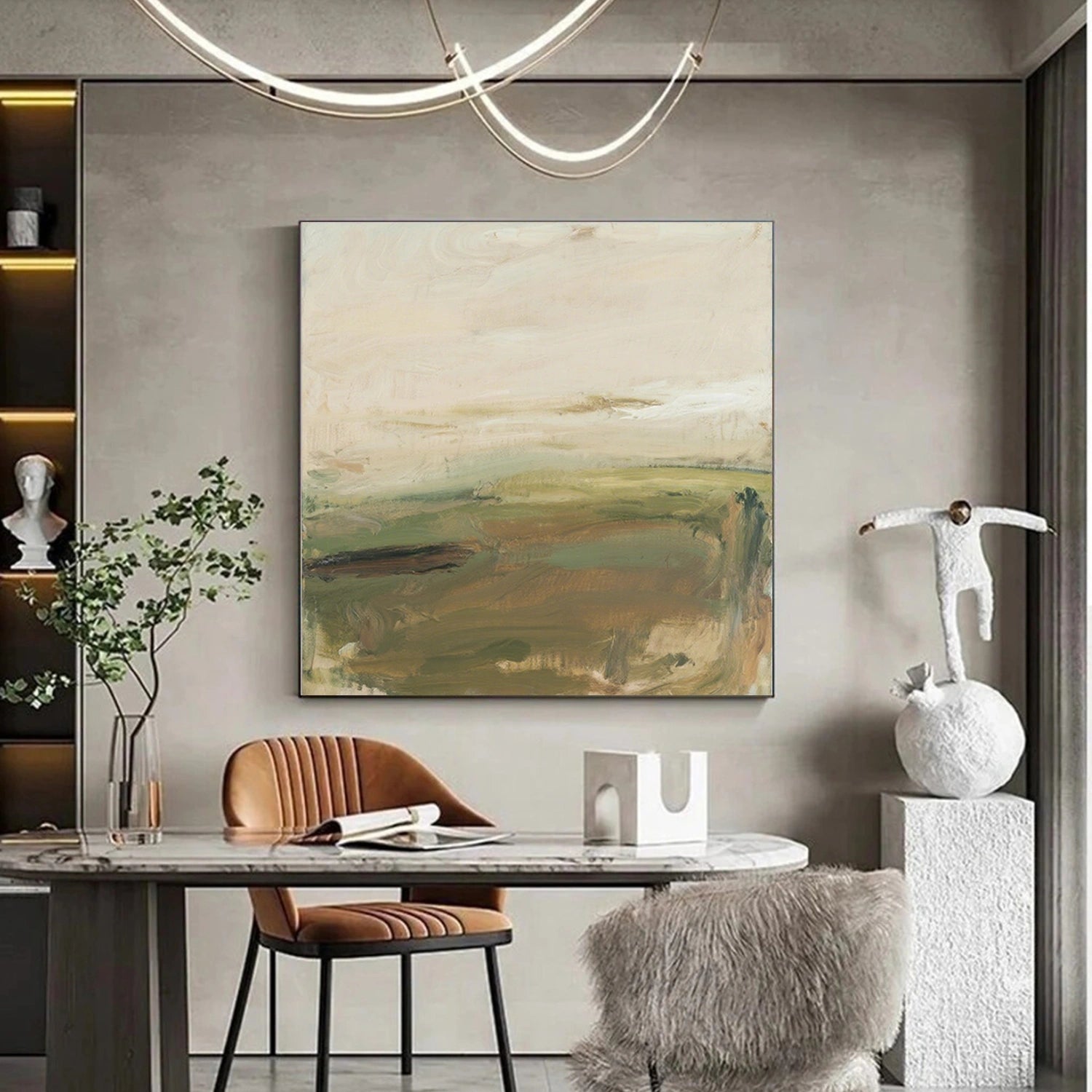 Abstract Textured Wall Art #AB 533