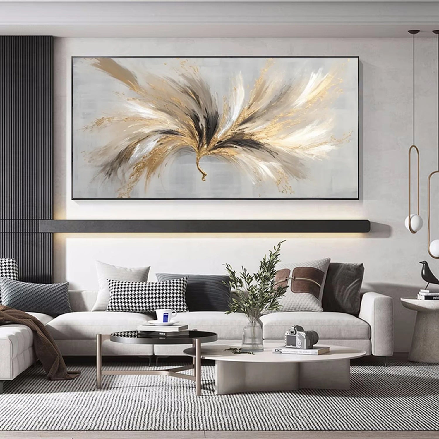 Abstract Textured Wall Art #AB 505