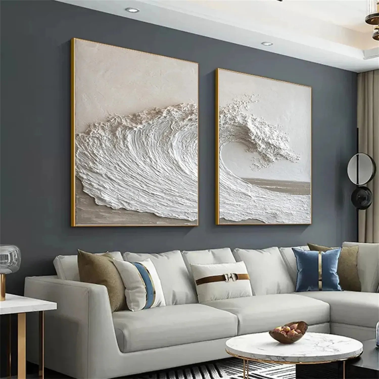 Ocean And Sky Painting Set of 2#OS 217