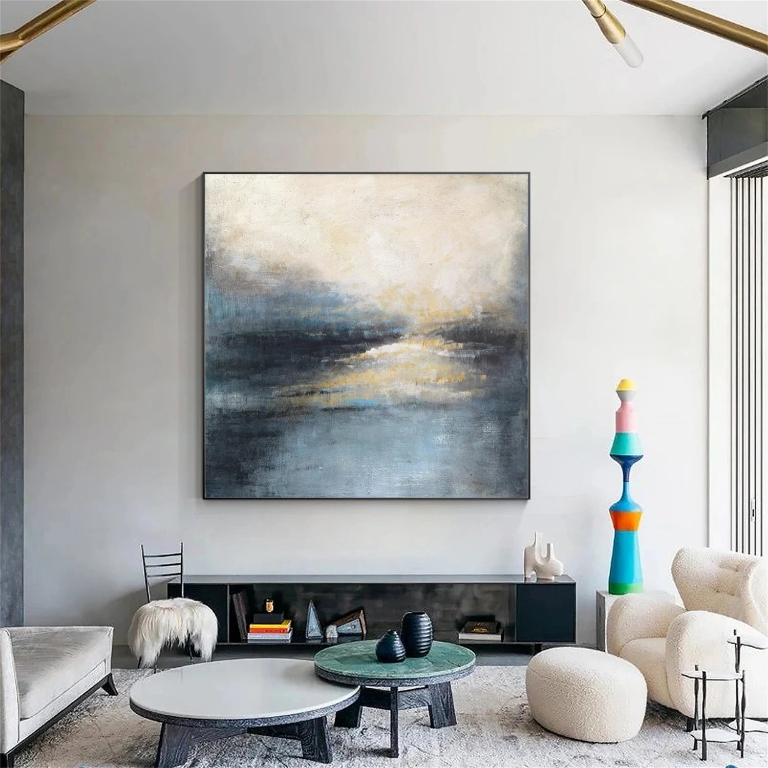 Abstract Textured Wall Art #AB 537
