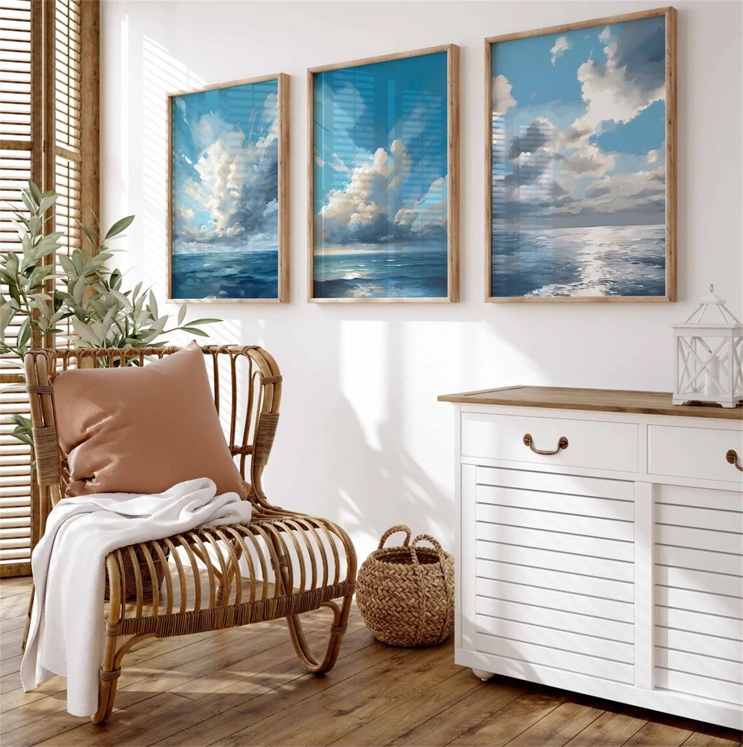 Ocean And Sky Painting Set of 3 #OS 214