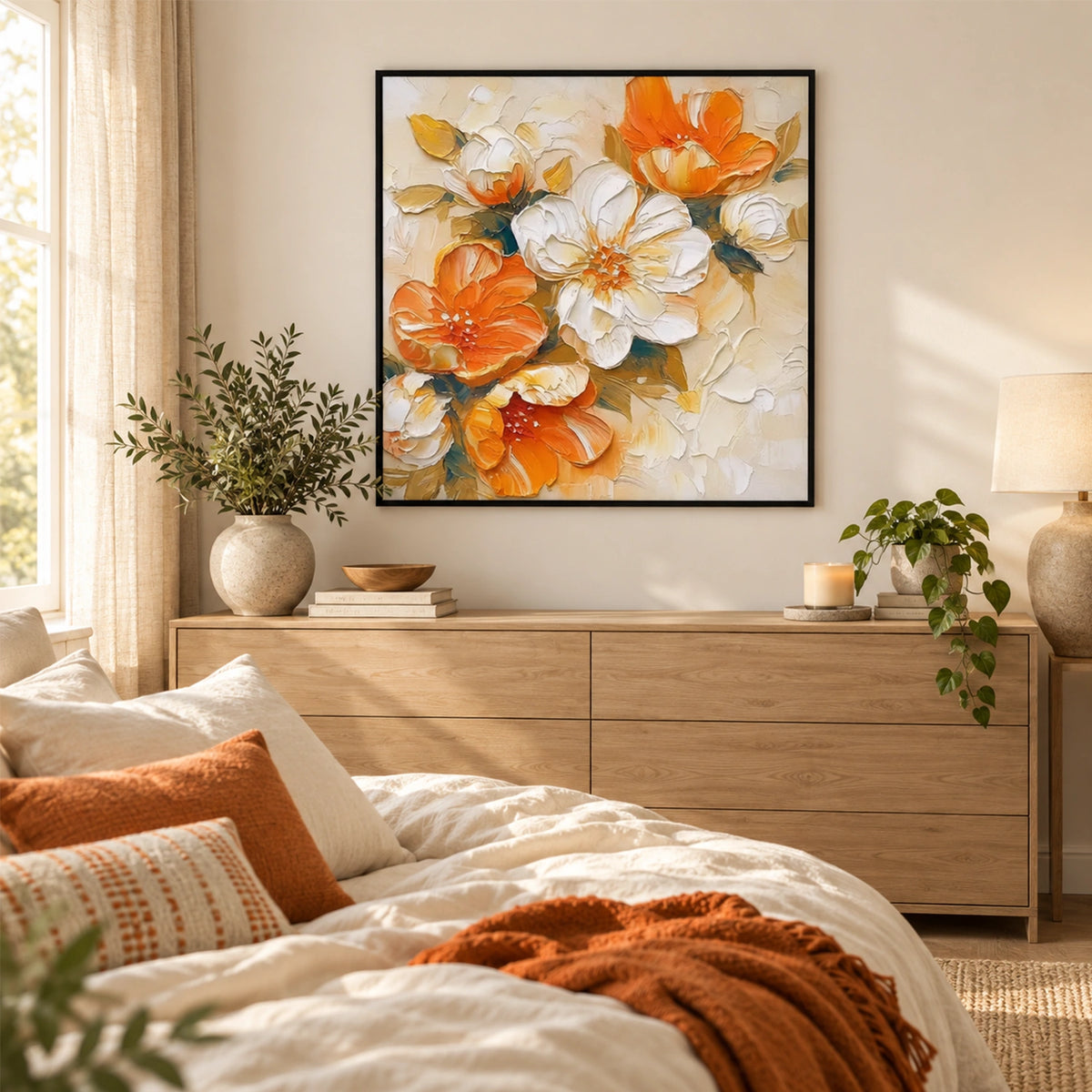 Flower & Tree Abstract Canvas # FT 422
