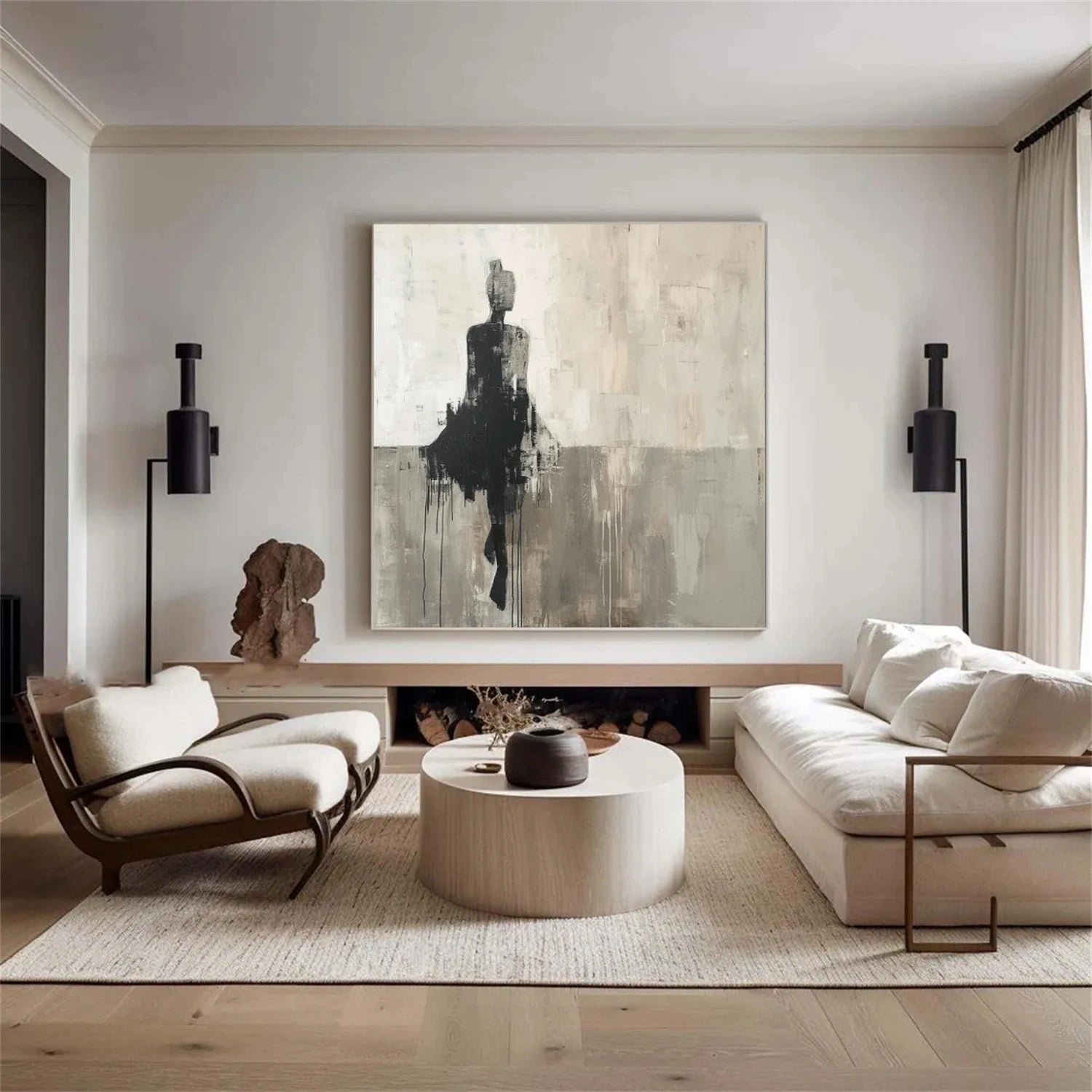 Contemporary Abstract Minimalist Wall Art #CW029
