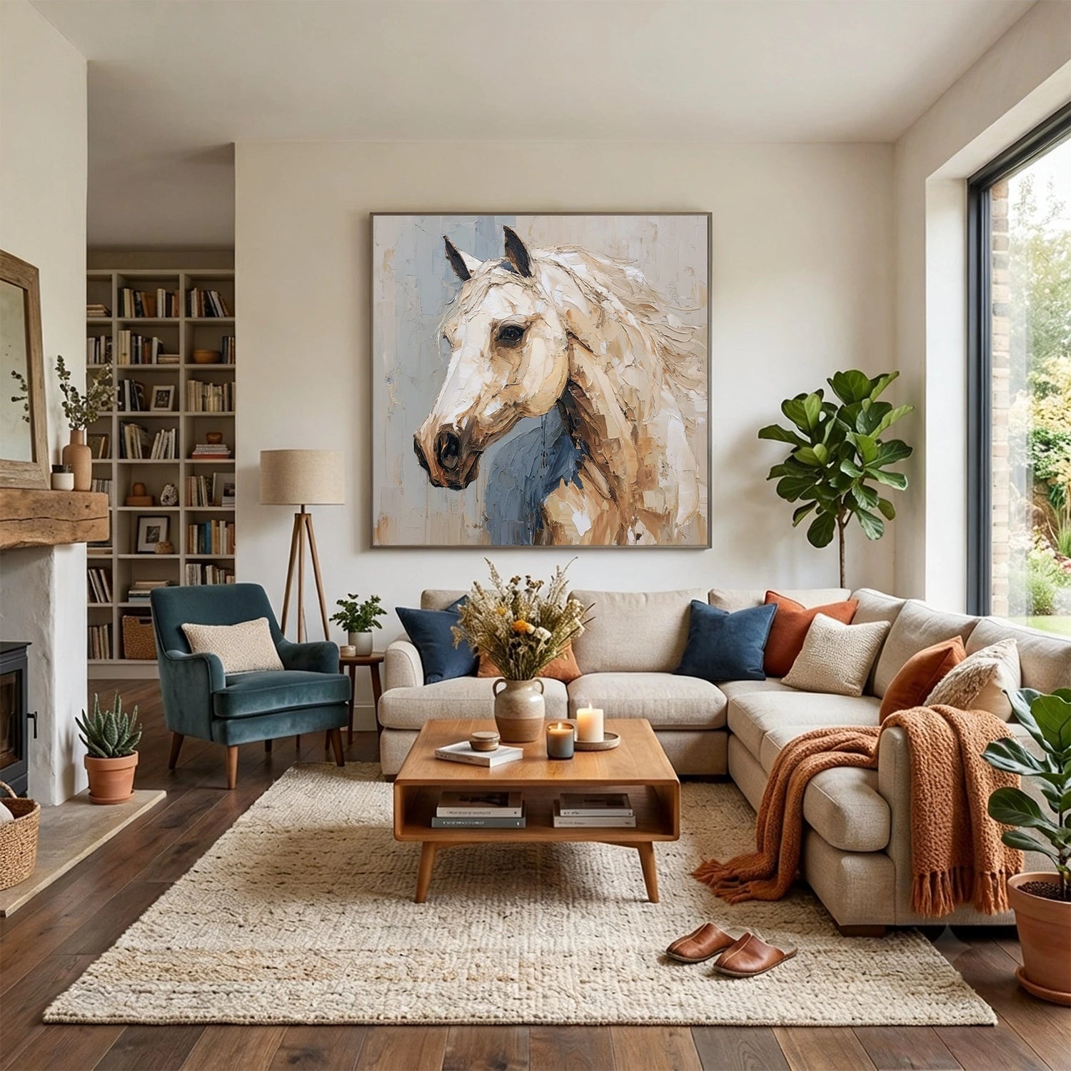 Abstract Animal Texture Canvas Art #AP246