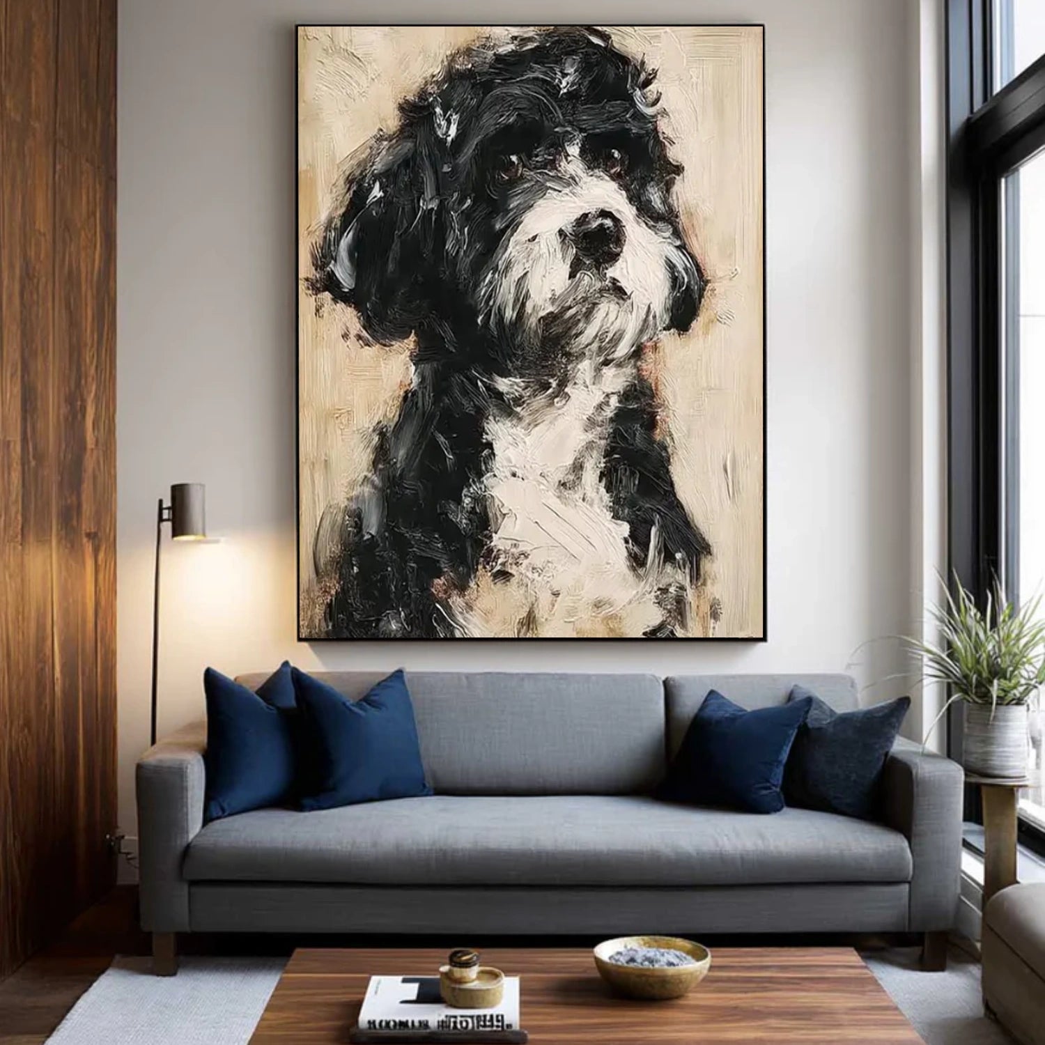 Abstract Animal Canvas Art #AP222