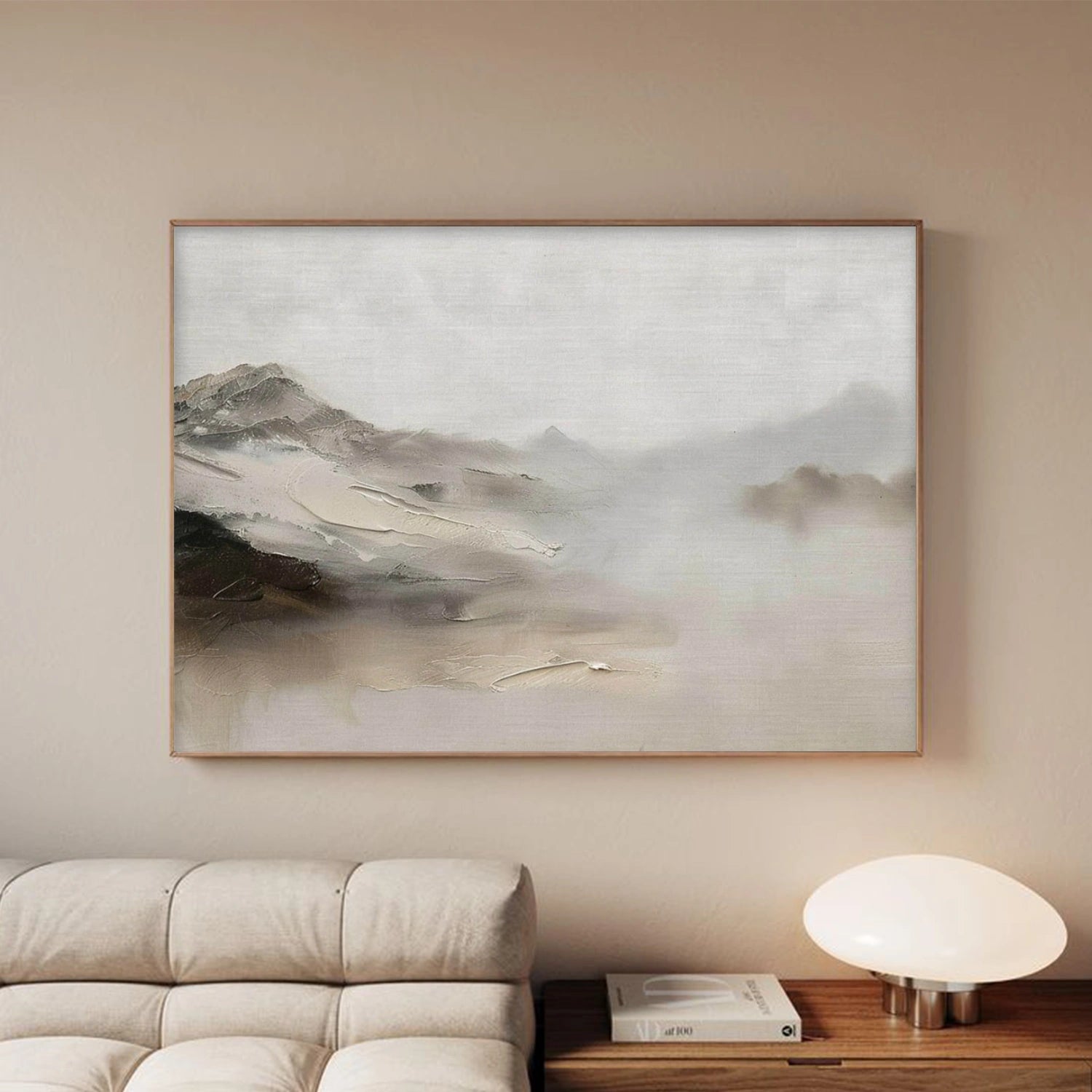 Minimalist Mountain Texture Canvas # MM423