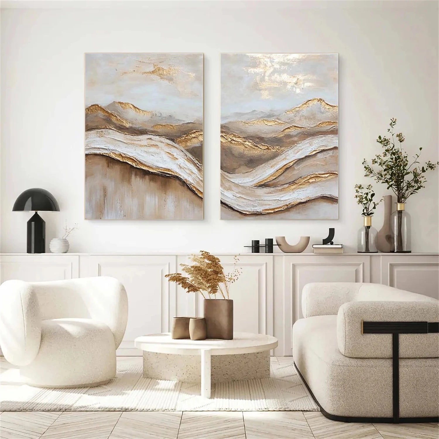 Abstract Wall Art Set of 2 # AB676
