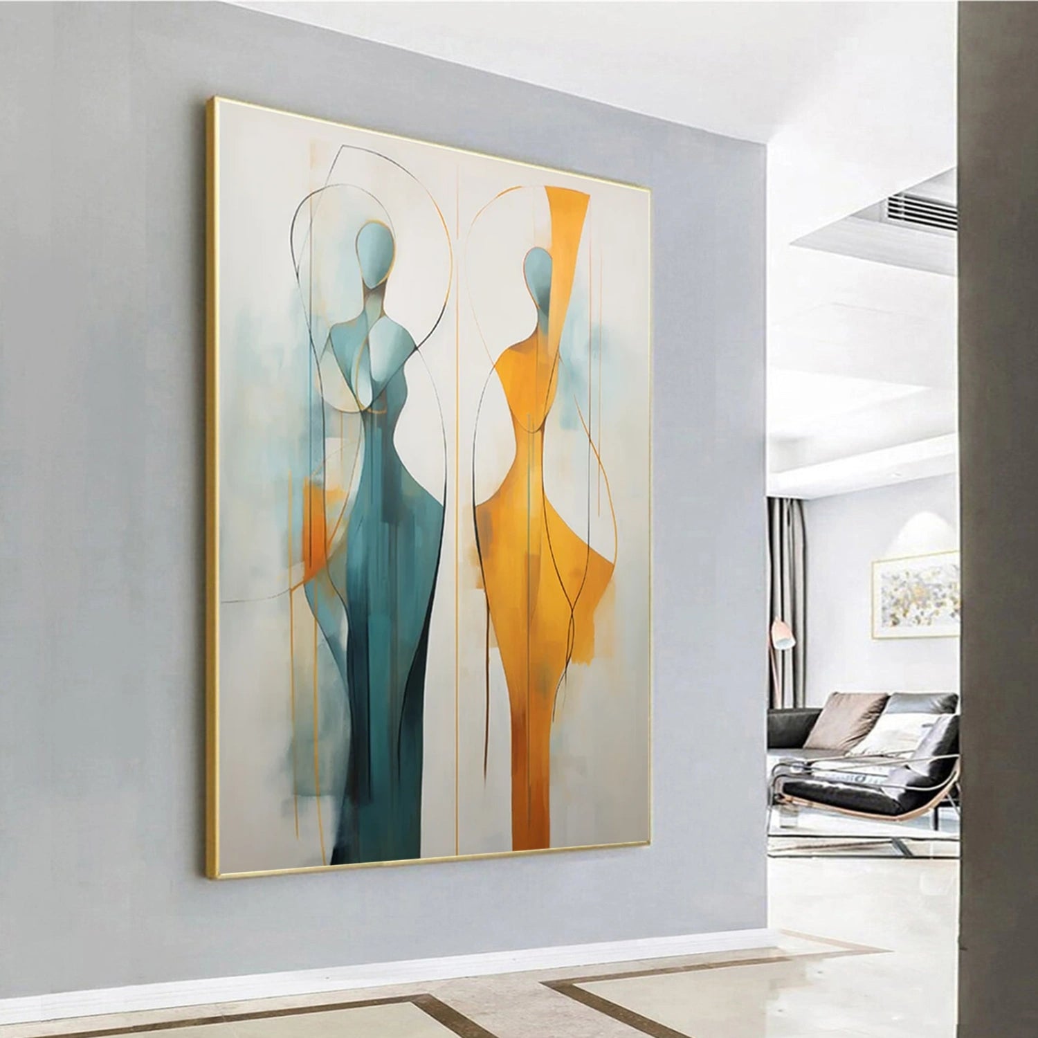 Contemporaty Abstract Minimalist Wall Art #CW017