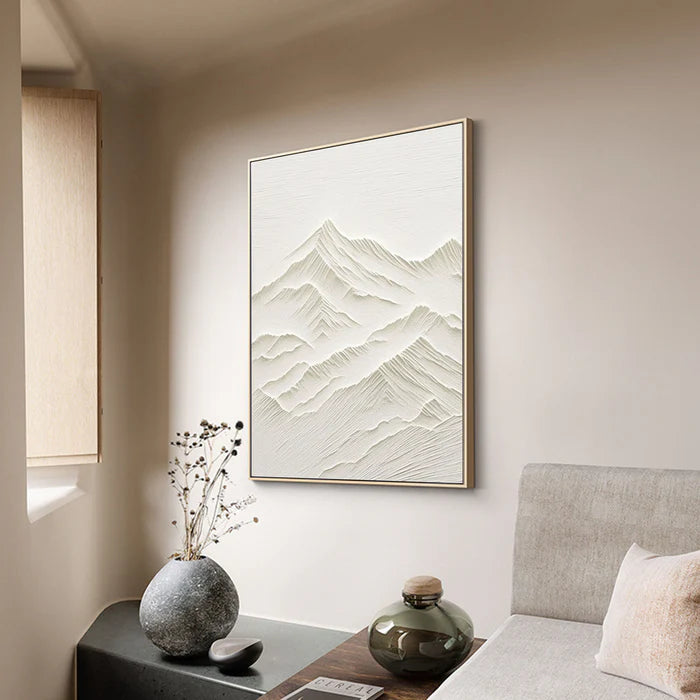 3D Textured Plaster Art Minimalist Wall Art #MM306