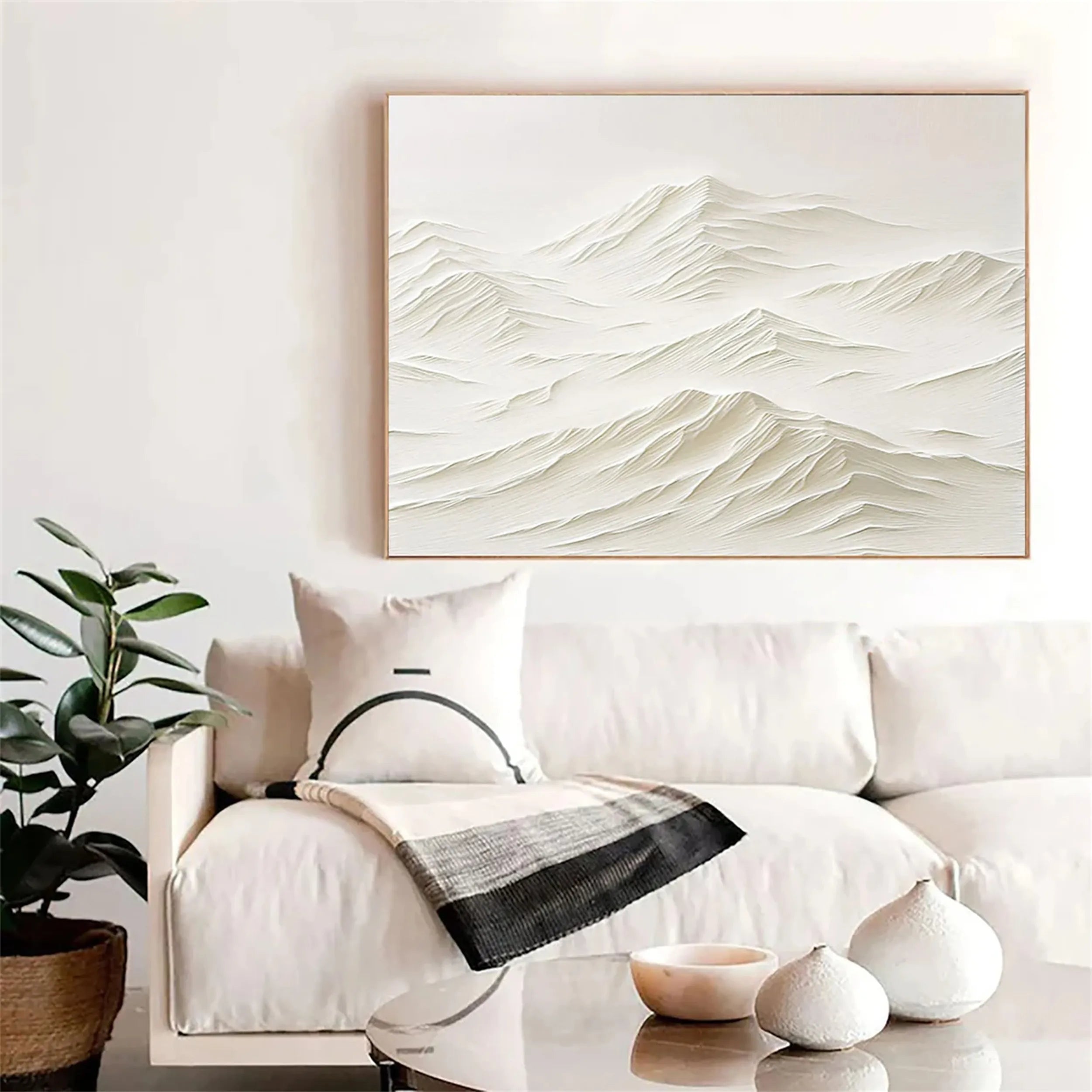 Plaster Art Minimalist Textured Painting #MM253