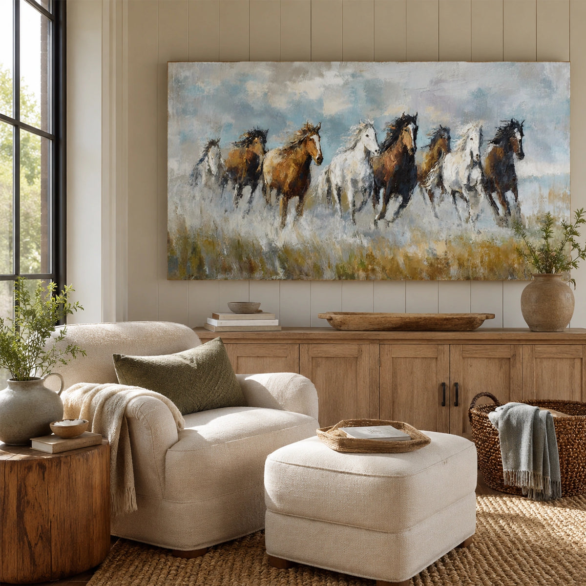 Abstract Animal Canvas Art #AP255