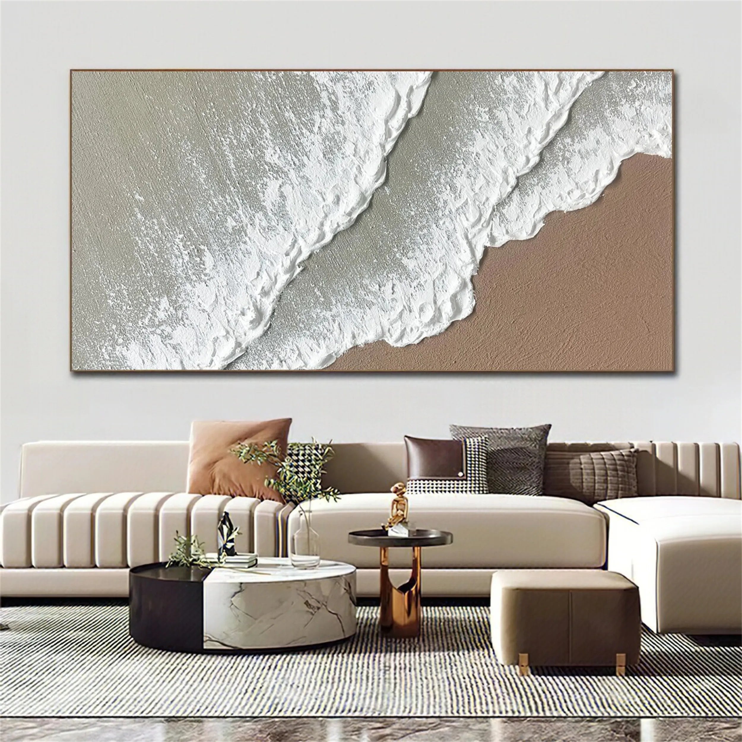 Plaster Art Minimalist Textured Painting #MM176