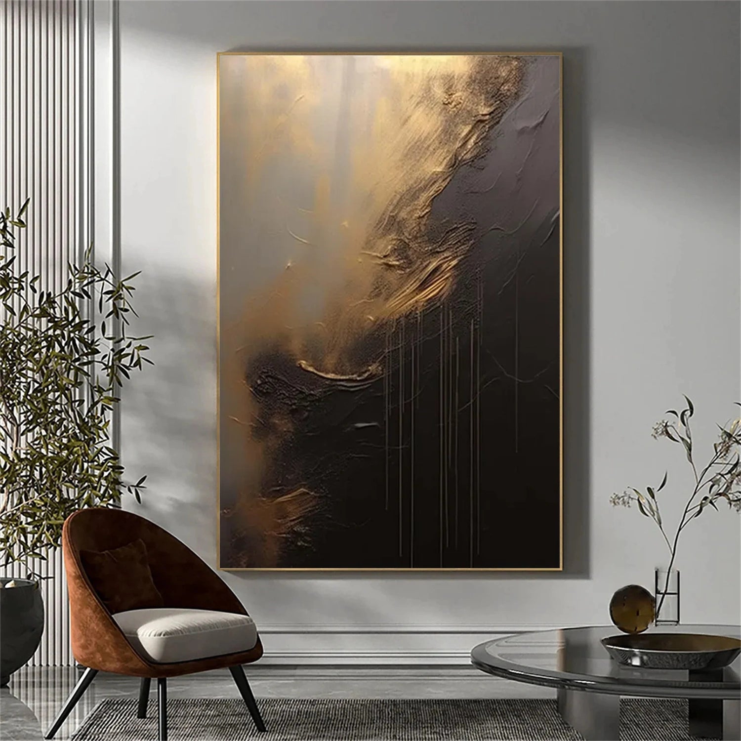 Abstract Textured Wall Art #AB 503