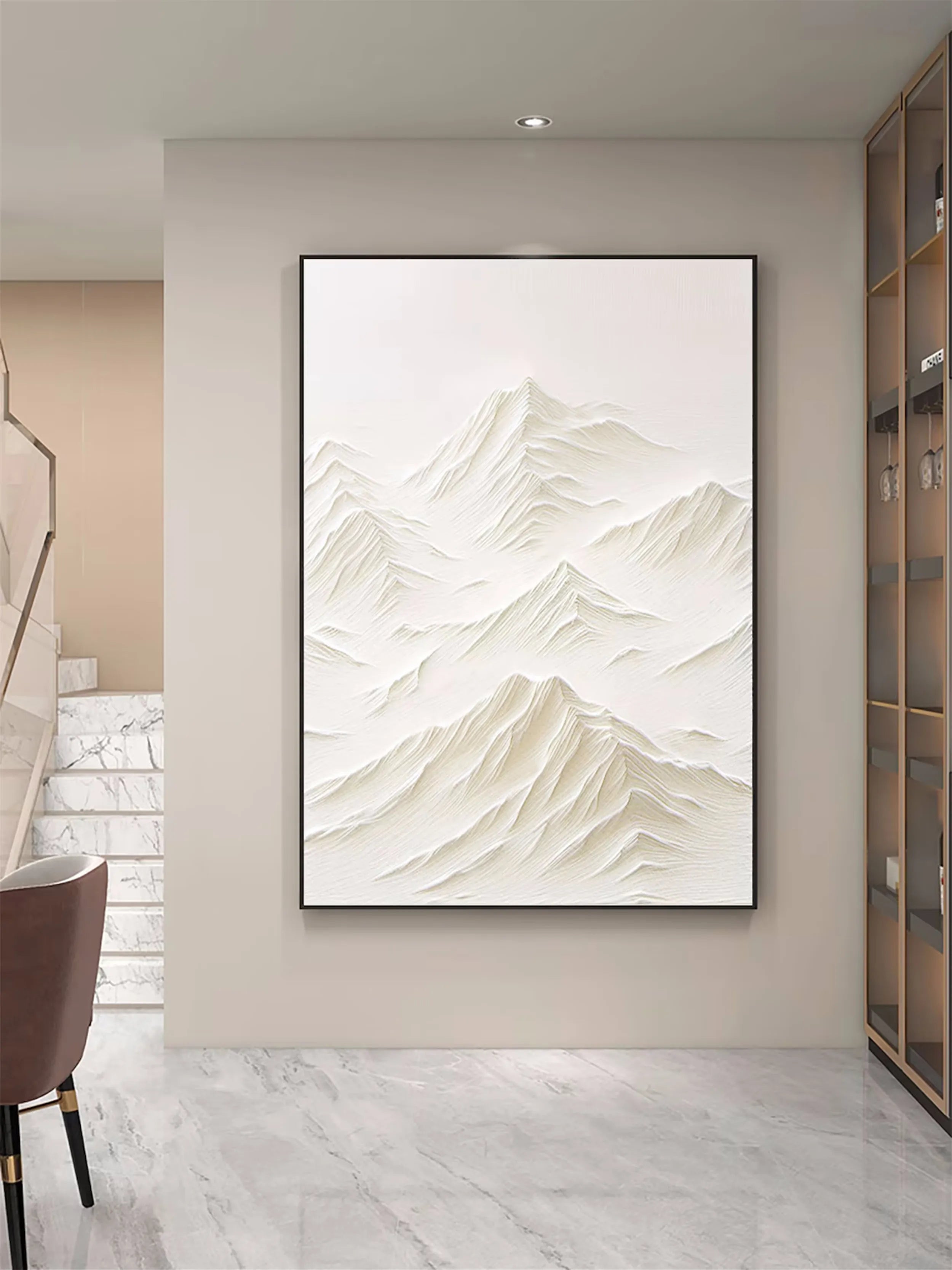 Plaster Art Minimalist Textured Painting #MM188