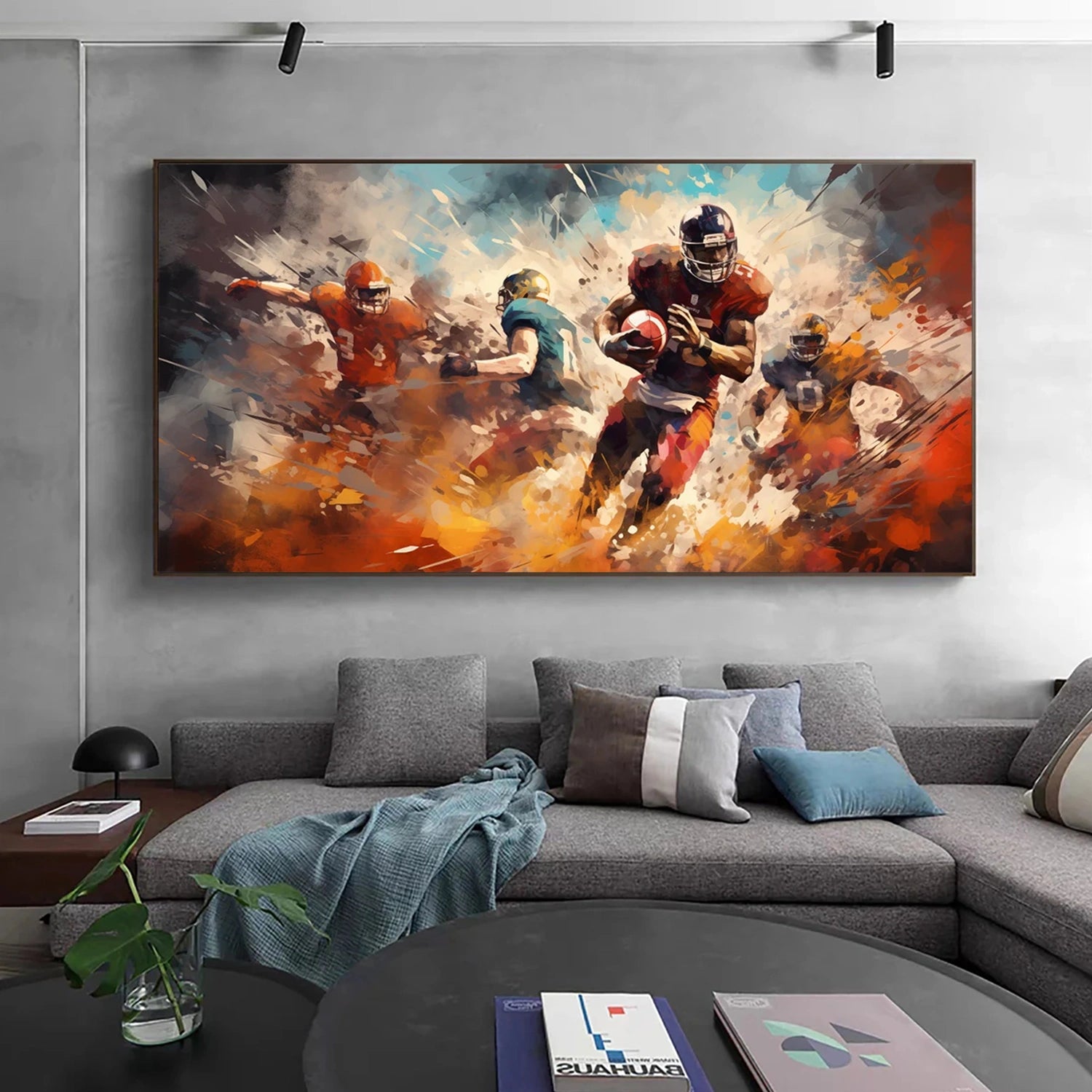 American Football Sport Art Painting Canvas #SA003