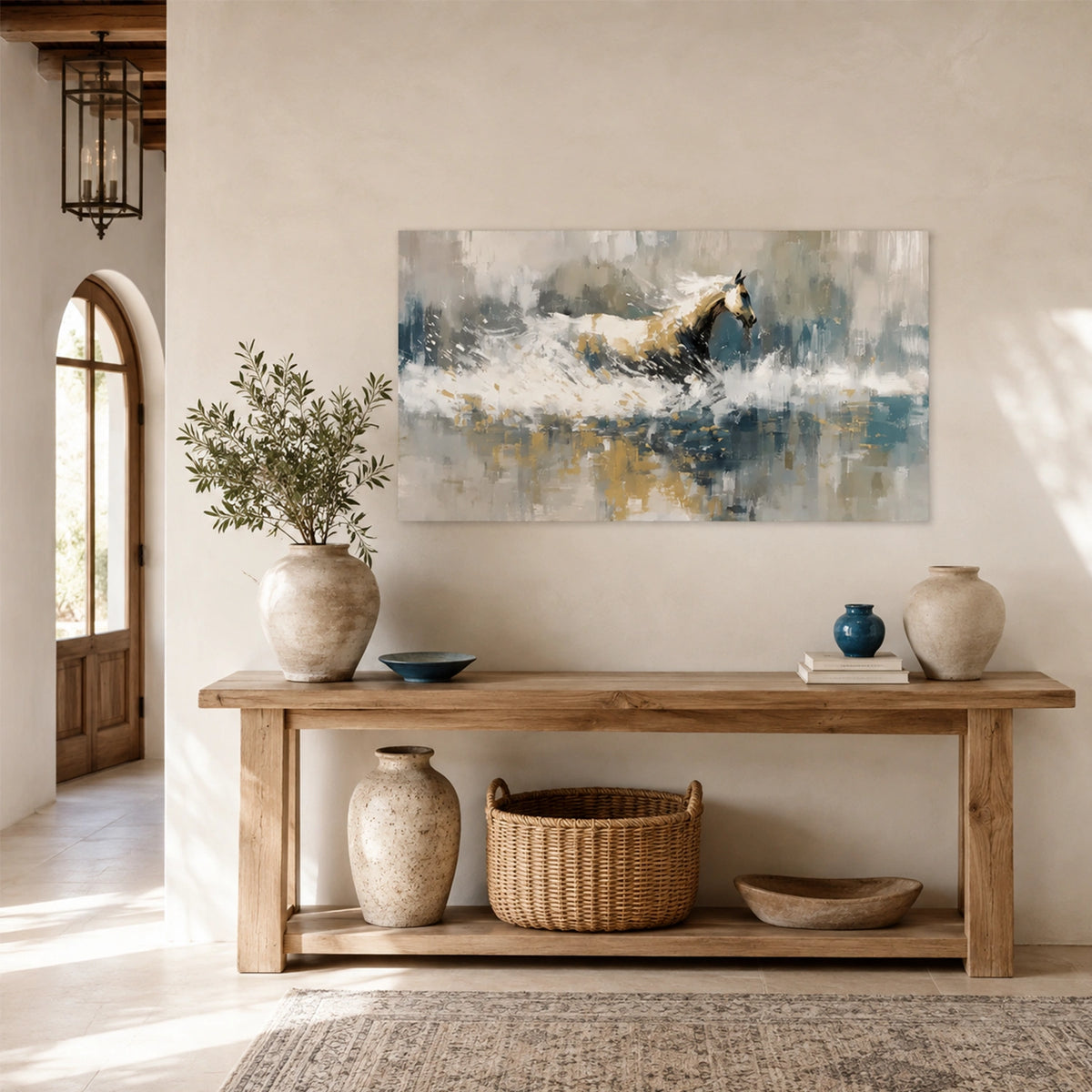 Abstract Animal Canvas Art #AP254