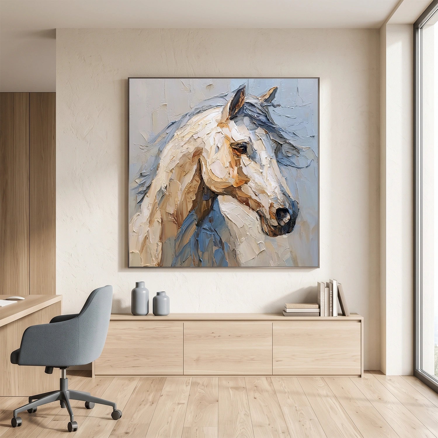 Abstract Animal Texture Canvas Art #AP245