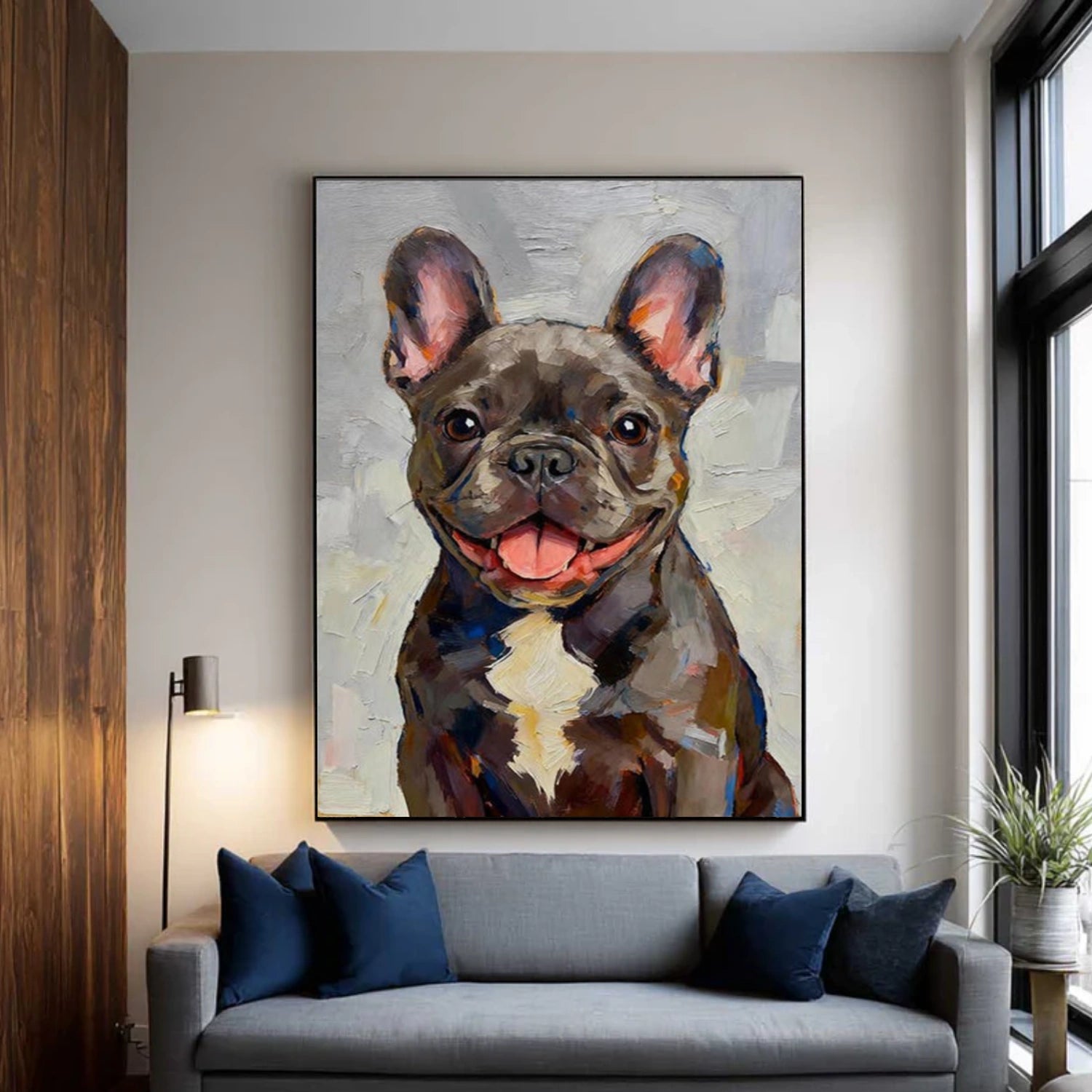 Abstract Animal Canvas Art #AP214