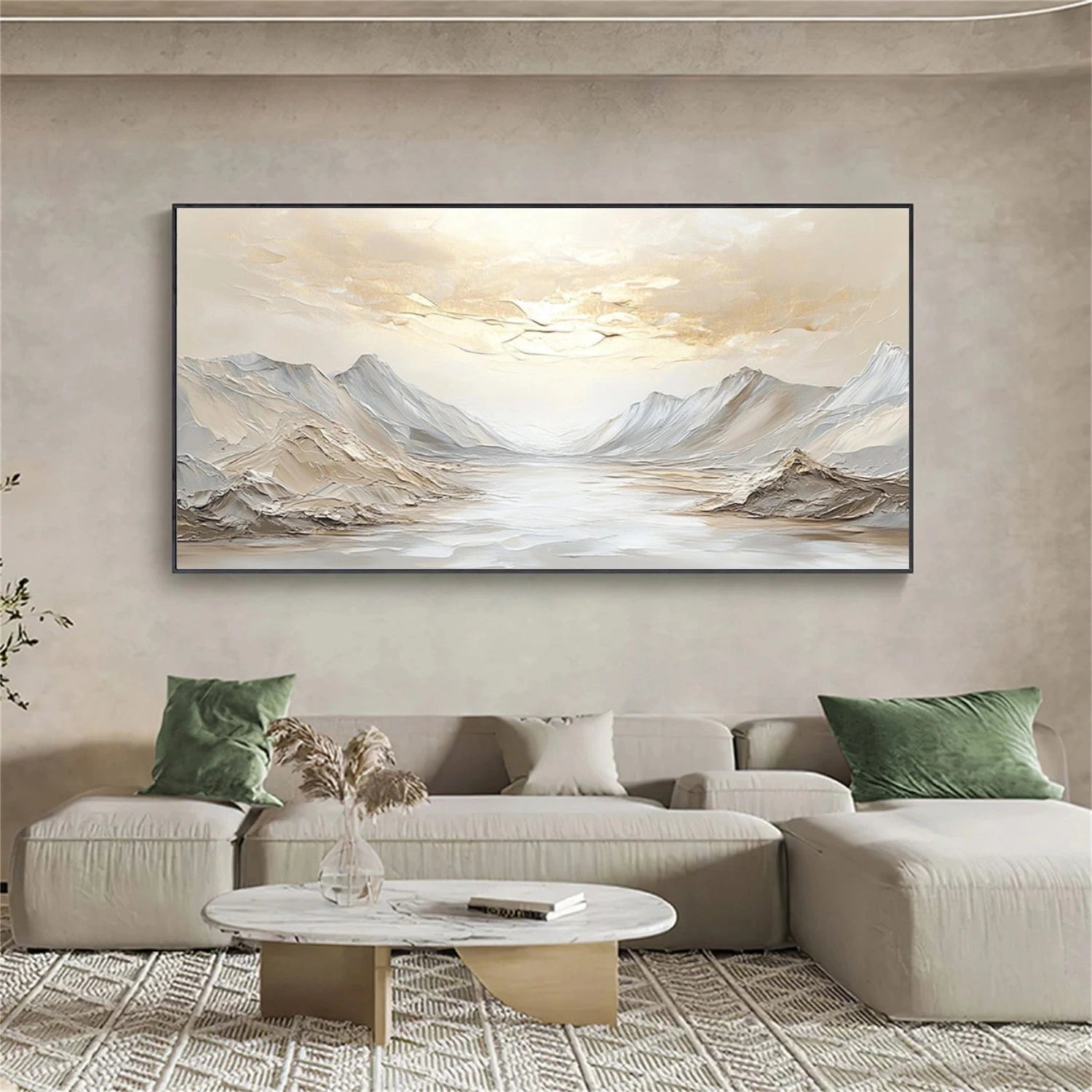 Minimalist Mountain Texture Canvas # MM410