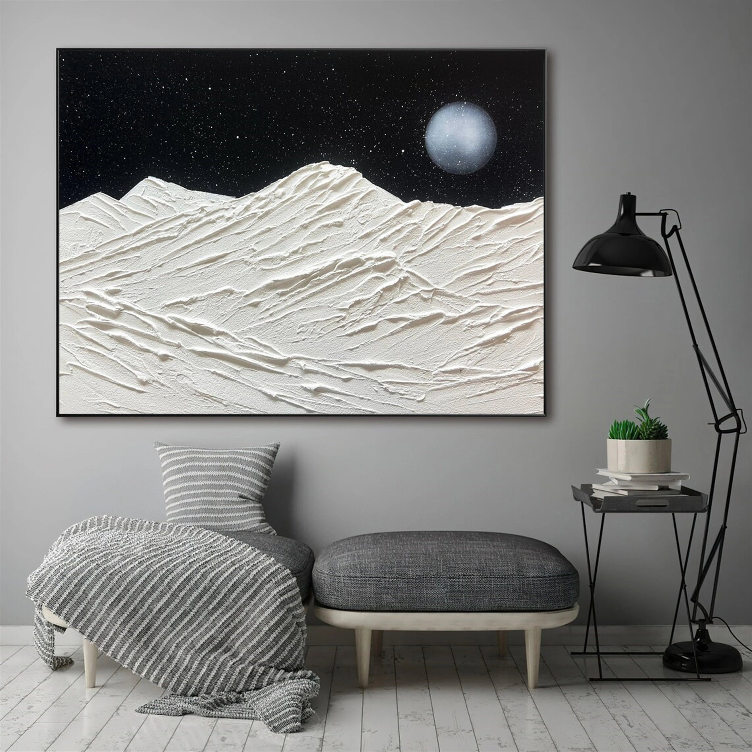 Minimalist Zen Canvas Painting #MZ059