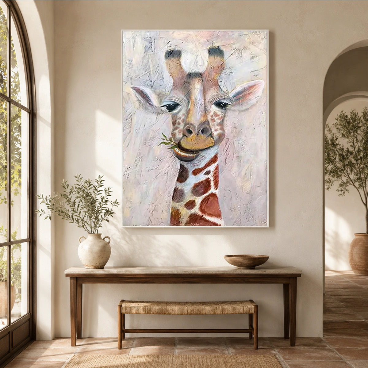 Abstract Animal Canvas Art #AP258