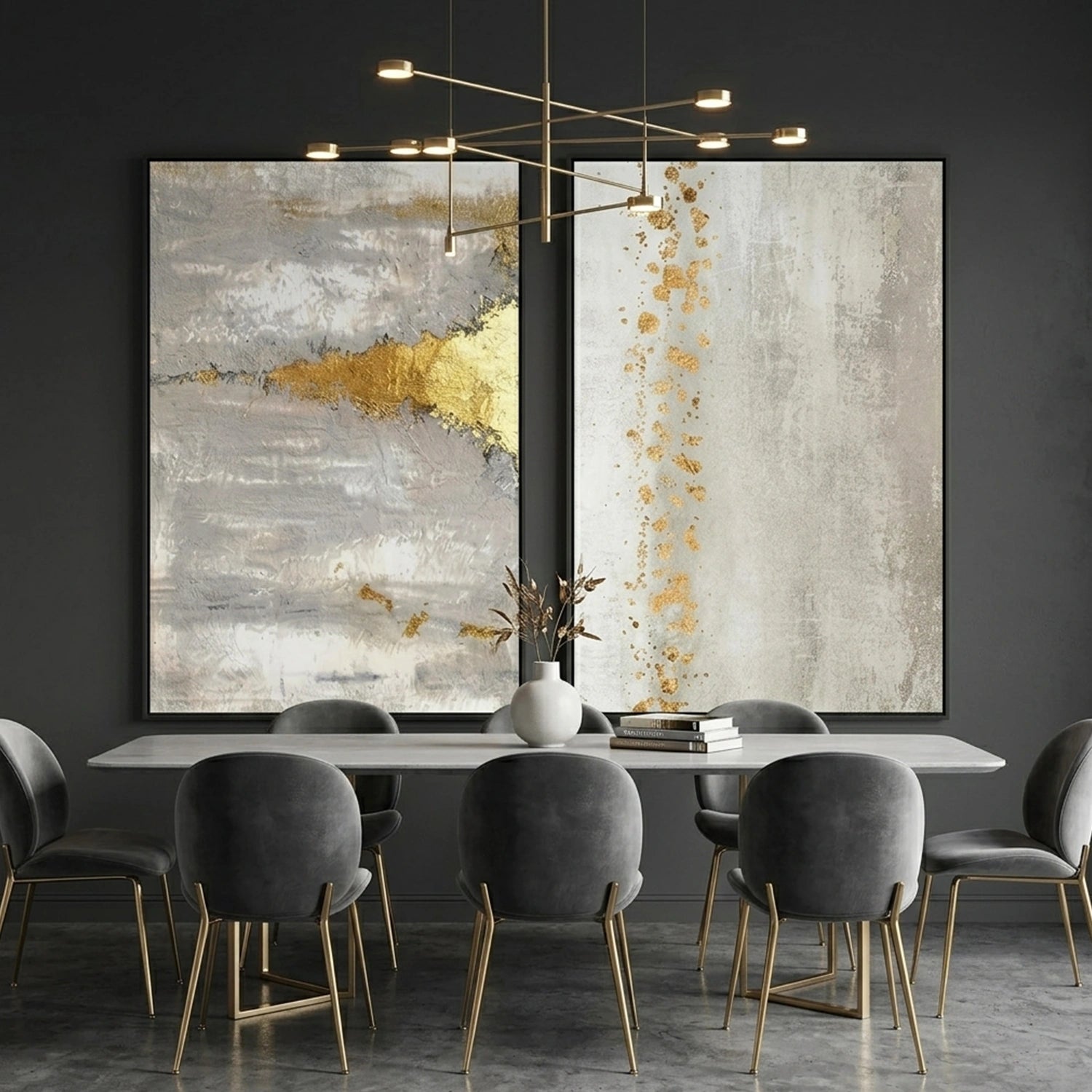 Abstract Wall Art Set of 2 # AB705