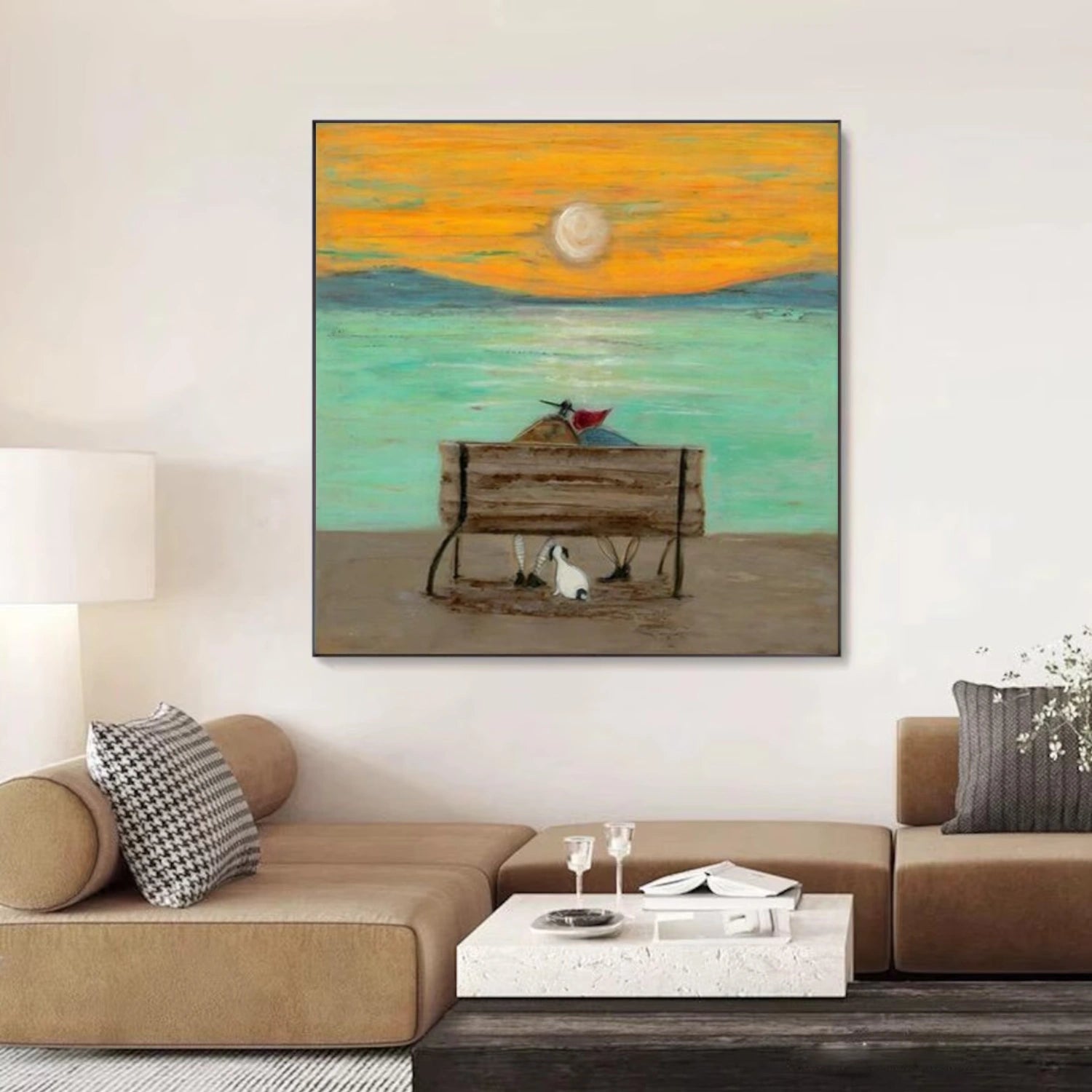 Colorful Abstract Portrait Wall Art #PT021