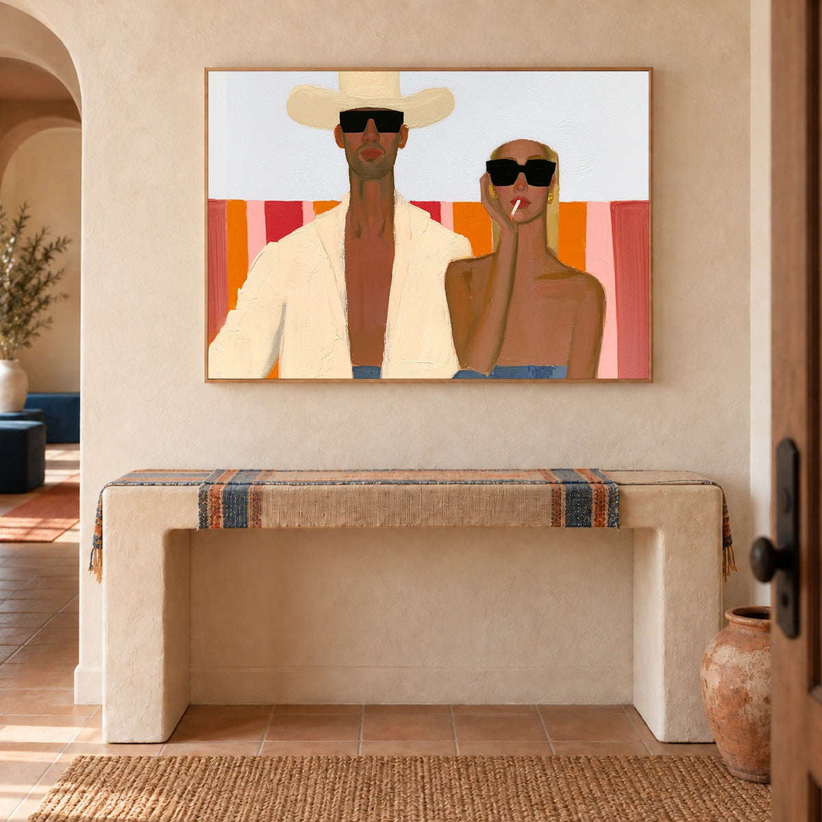 Abstract Portrait Wall Art #PT100
