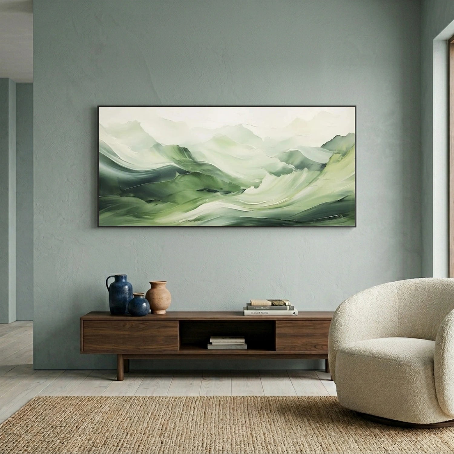Minimalist Mountain Texture Canvas # MM445