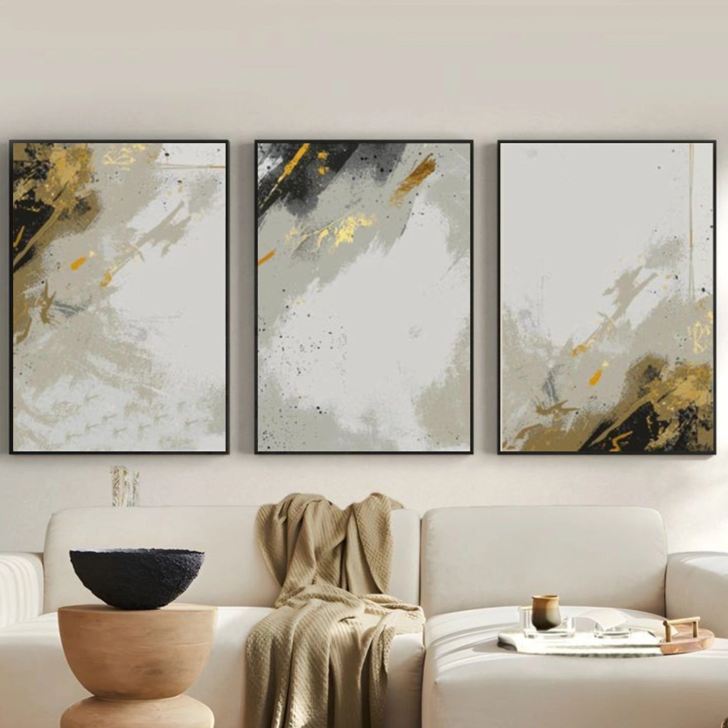Abstract Wall Art Set of 3 #AB642