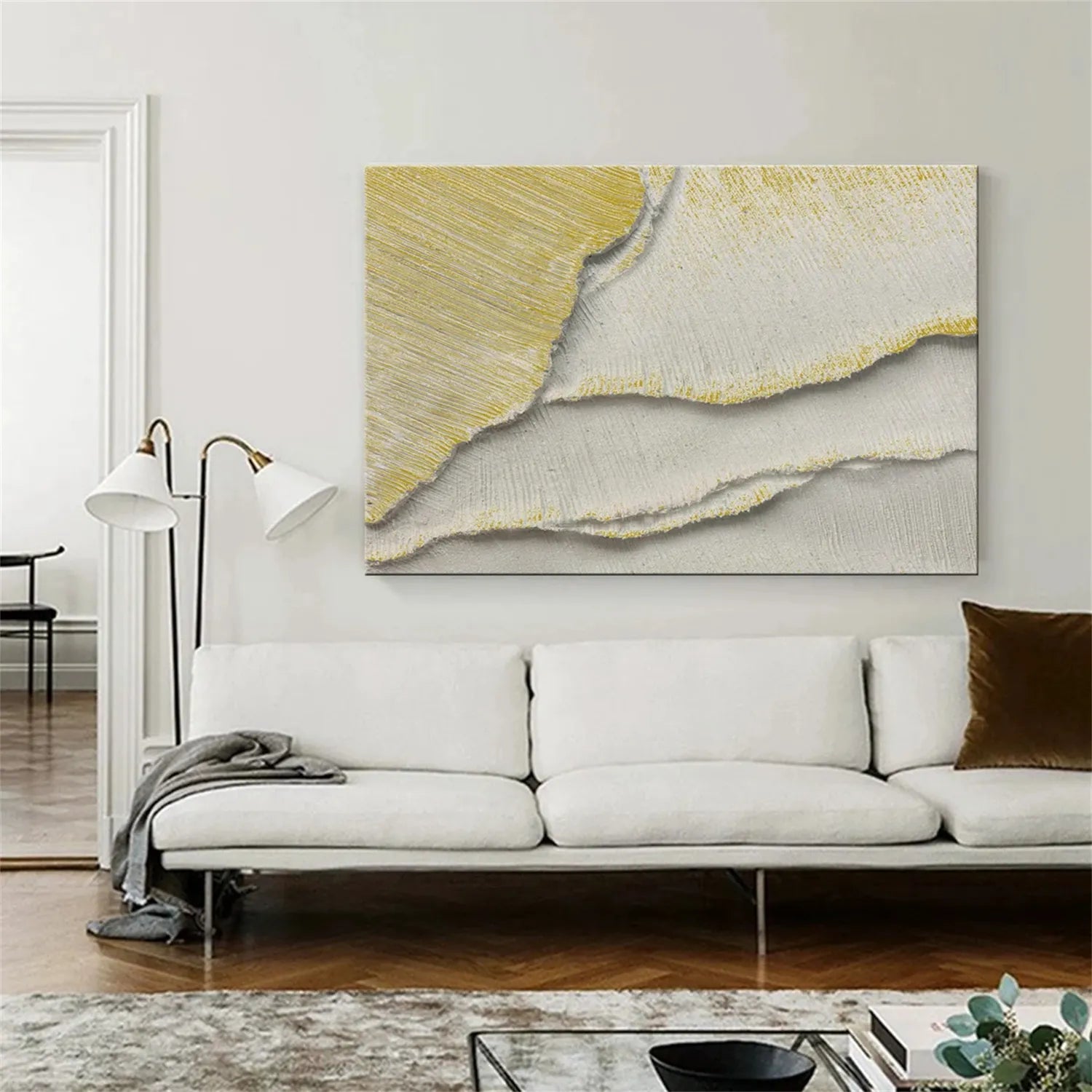 Plaster Art Minimalist Textured Painting #MM299