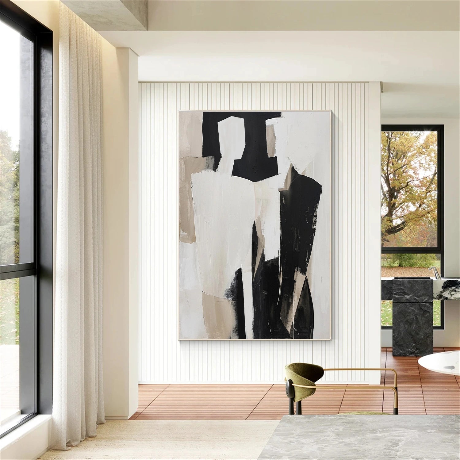 Contemporaty Abstract Minimalist Wall Art #CW008