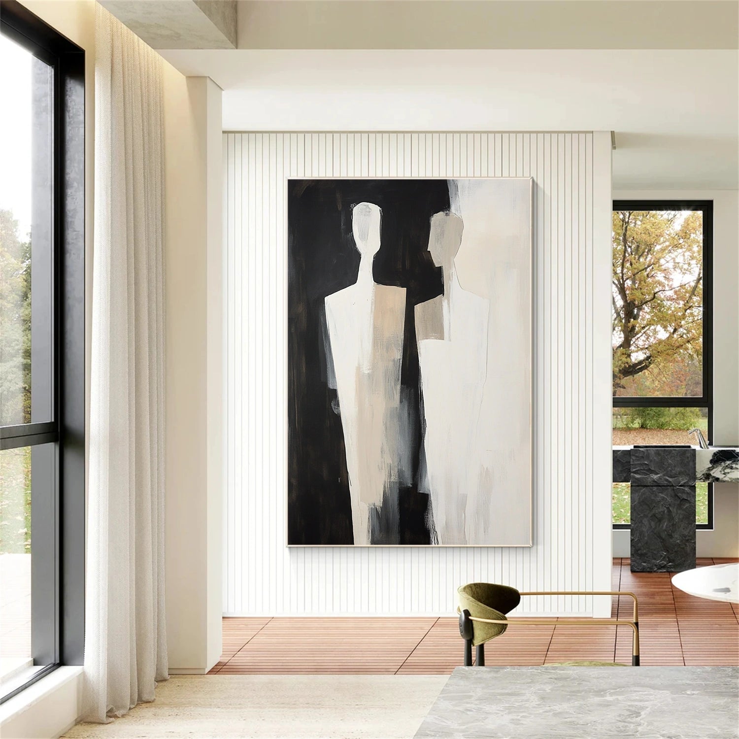 Contemporaty Abstract Minimalist Wall Art #CW004