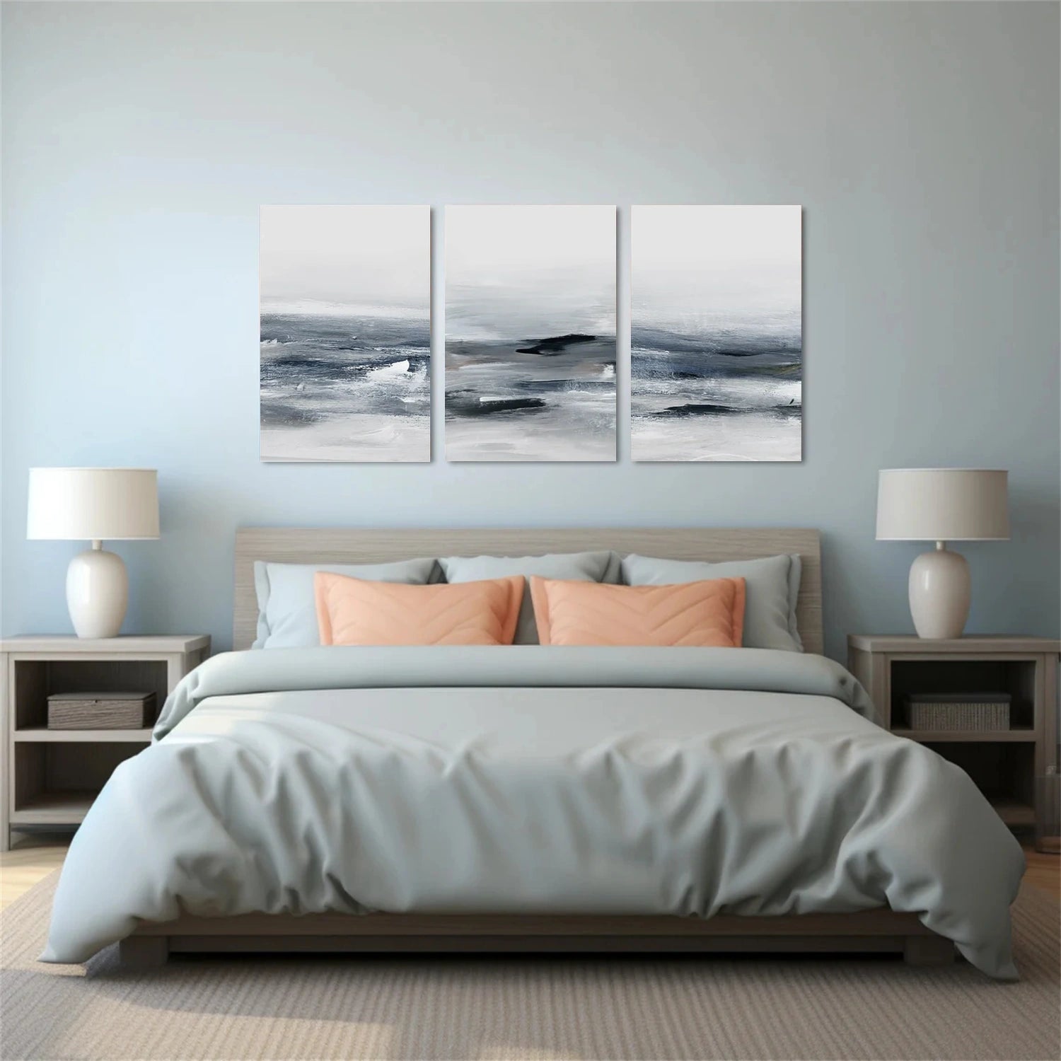 Abstract Textured Wall Art Set of 3#AB 591