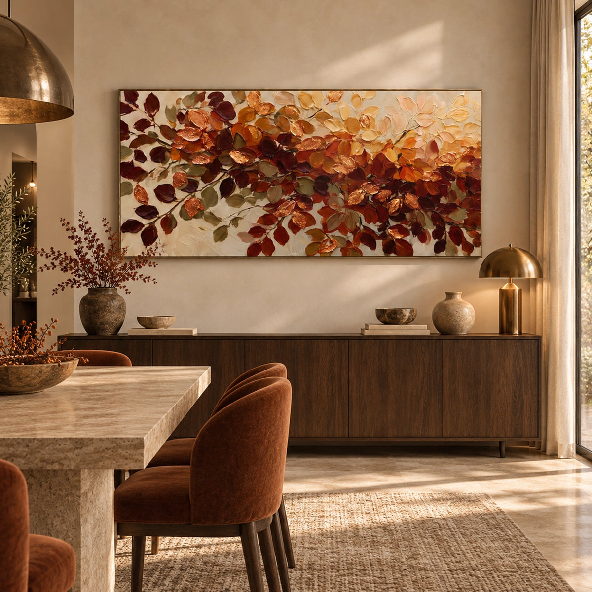 Flower & Tree Abstract Canvas # FT 424