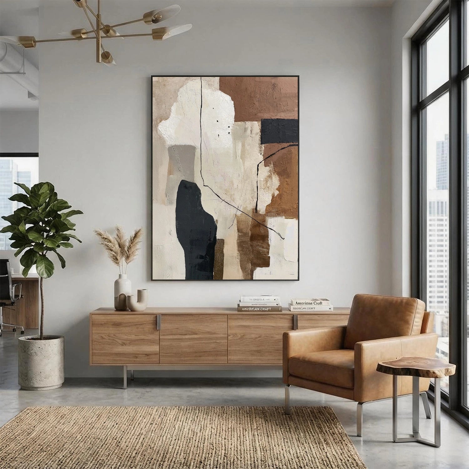 Abstract Texture Wall Art  # AB697